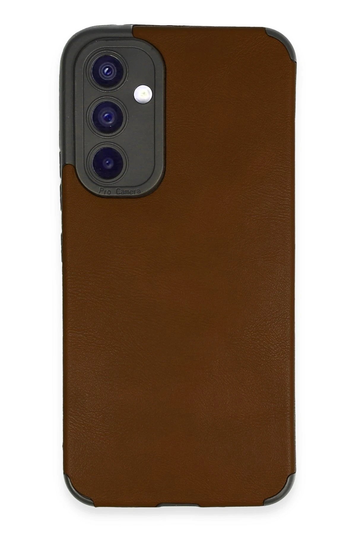 Samsung Galaxy A54 5G Kılıf Loop Deri Silikon - Kahverengi-(5796)