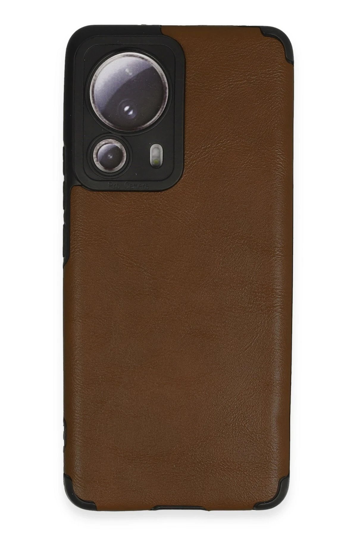 Xiaomi Mi 13 Lite Kılıf Loop Deri Silikon - Kahverengi-(5796)