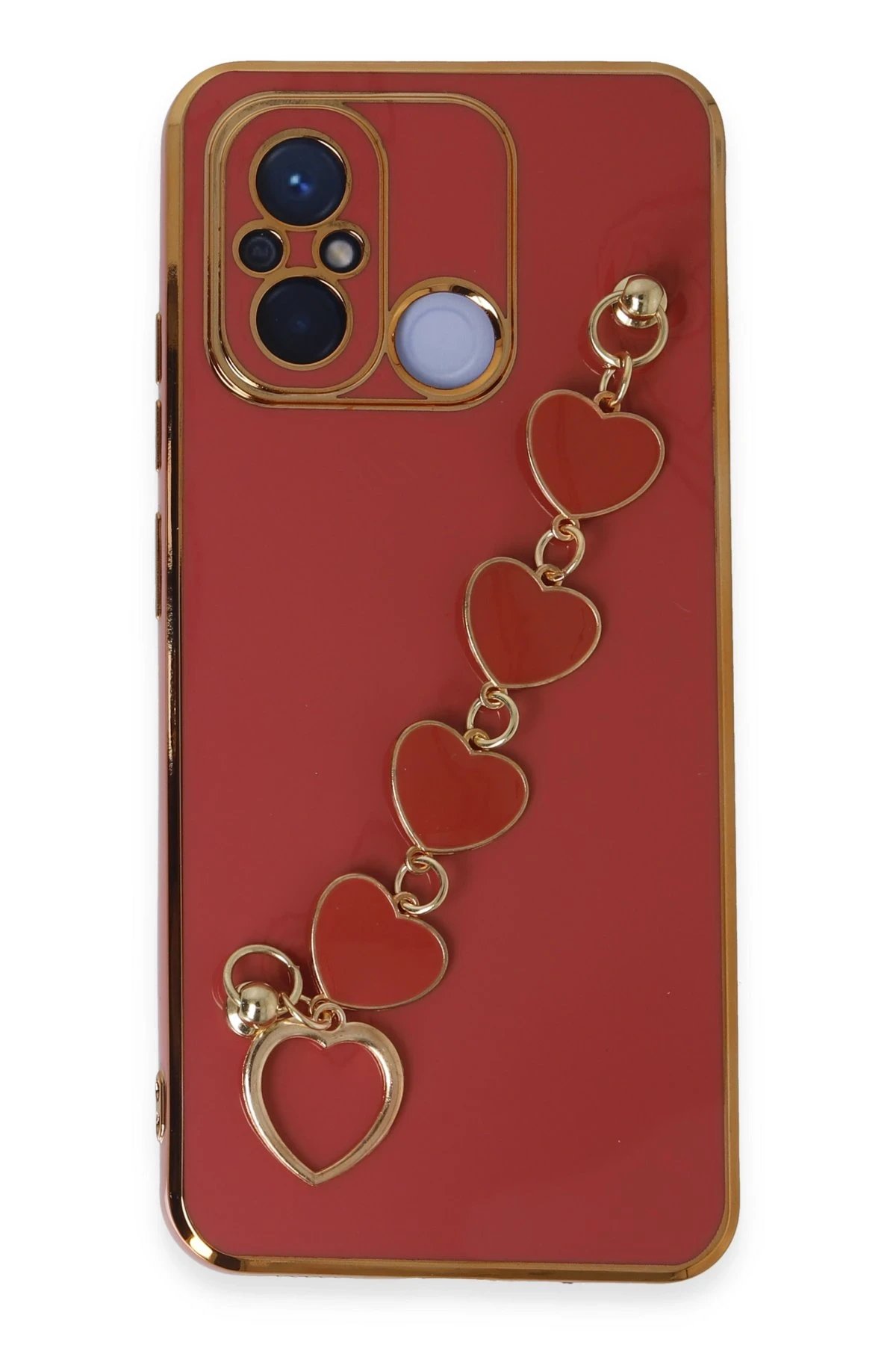 Xiaomi Redmi 12C Kılıf Esila Silikon - Kırmızı-(5796)