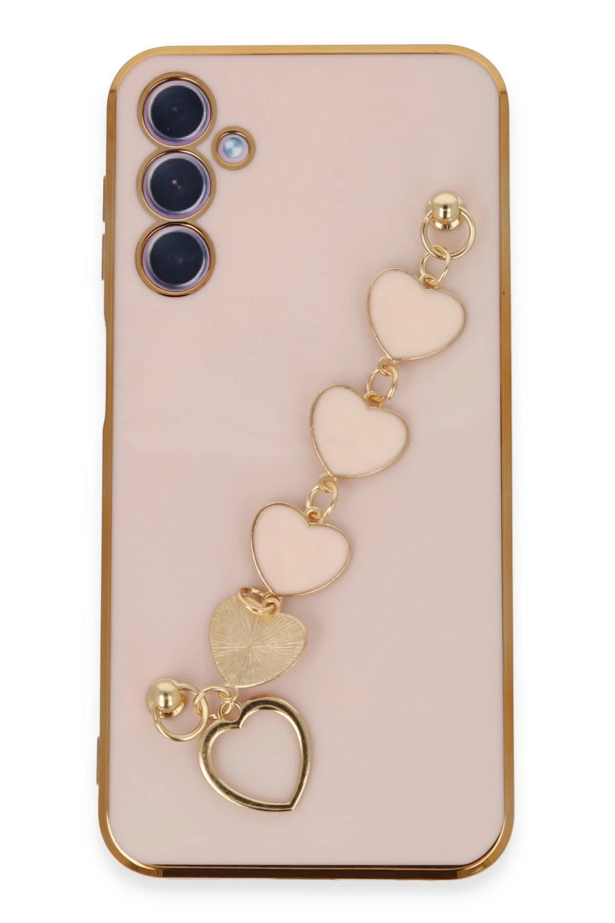 Samsung Galaxy A24 4G Kılıf Esila Silikon - Pudra-(5796)