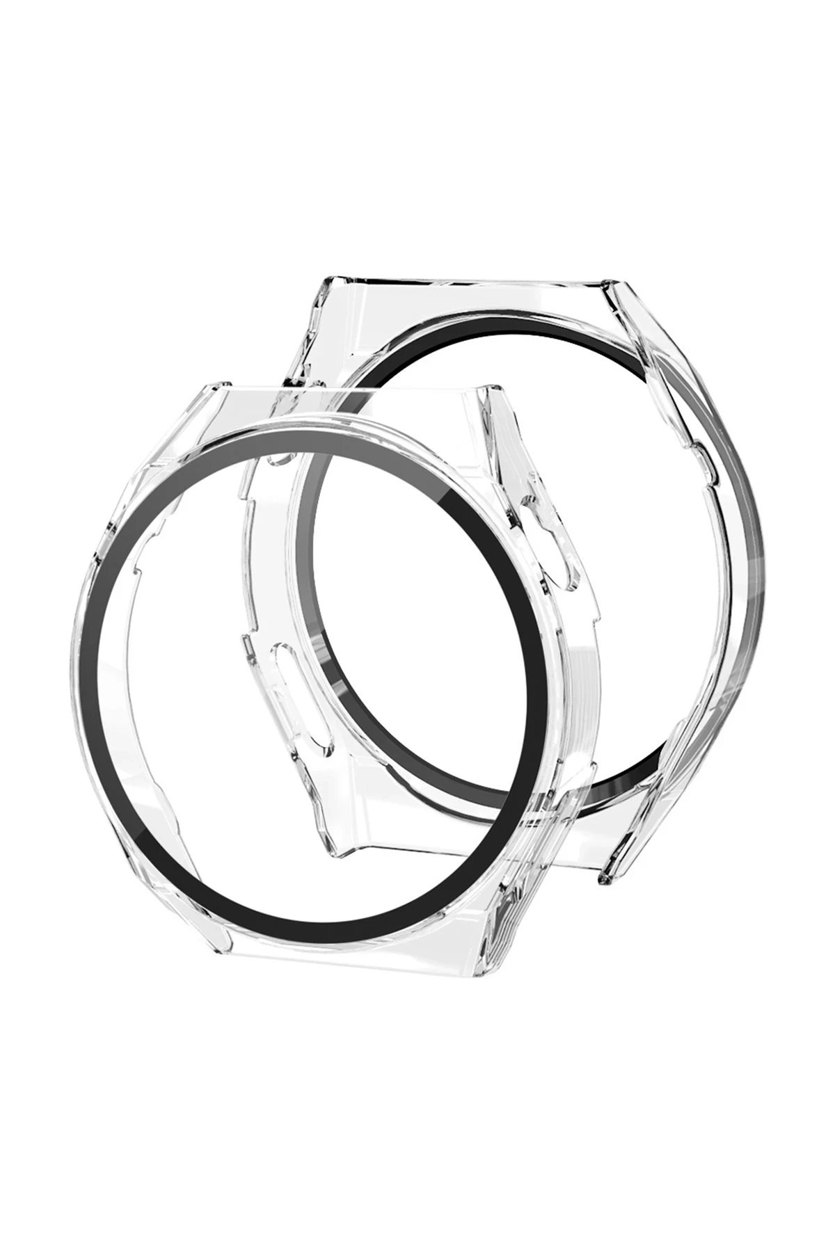 Huawei Watch GT3 Pro 46mm Dota Camlı Kasa Ekran Koruyucu - Şeffaf-(5796)