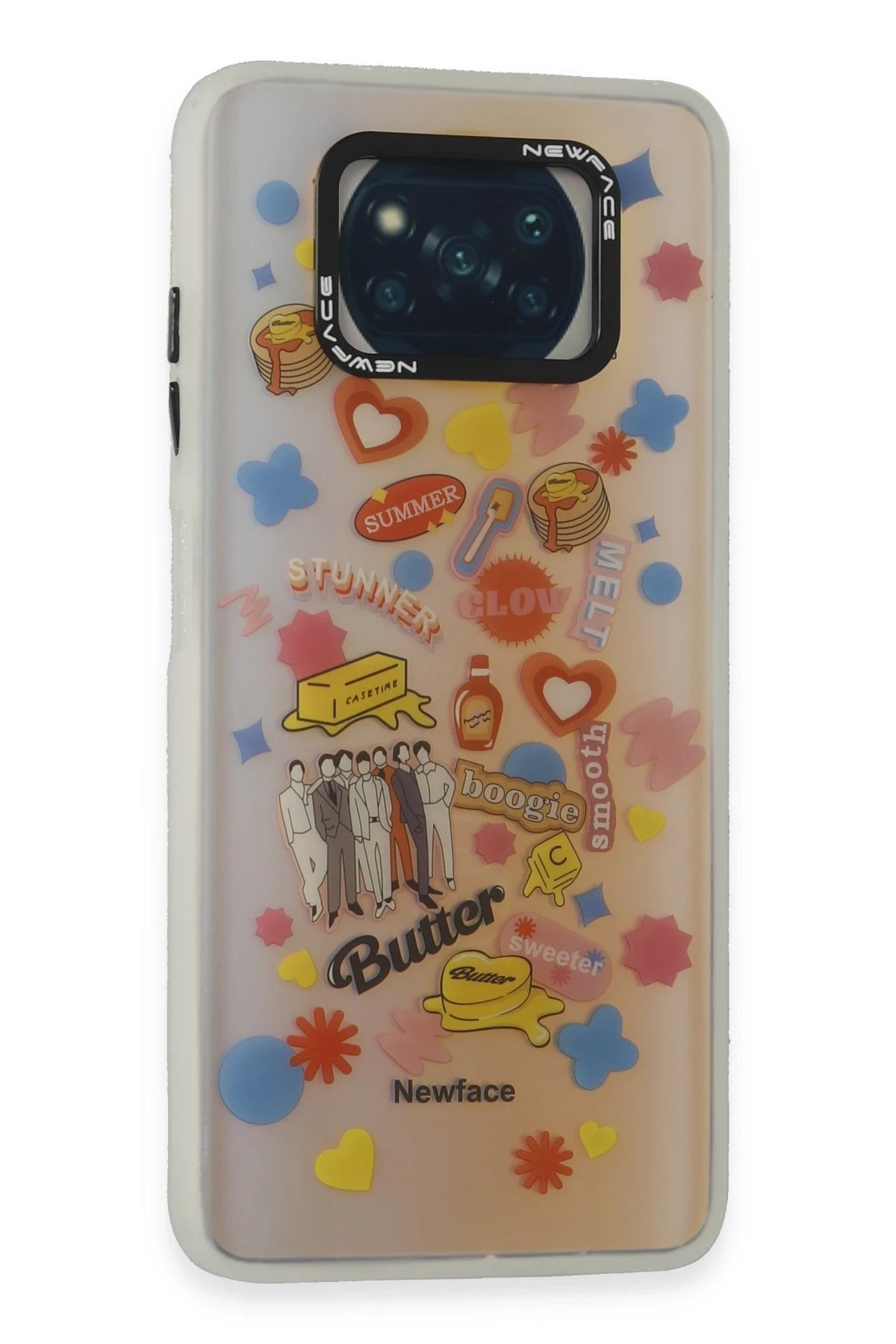 Xiaomi Pocophone X3 Kılıf Estoril Desenli Kapak - Estoril - 16-(5796)