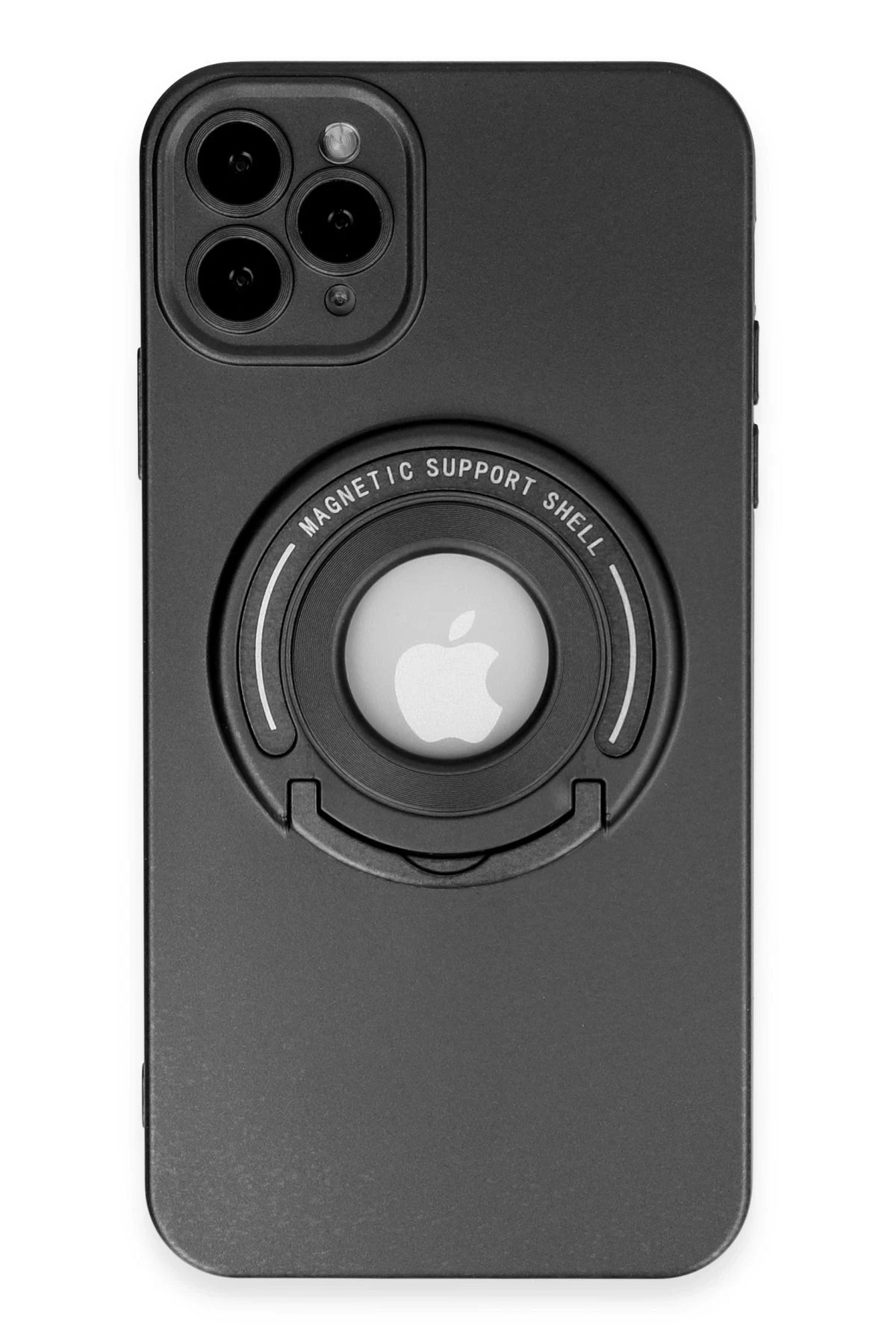 iPhone 12 Pro Max Kılıf Lukka Magneticsafe Kapak - Siyah-(5796)