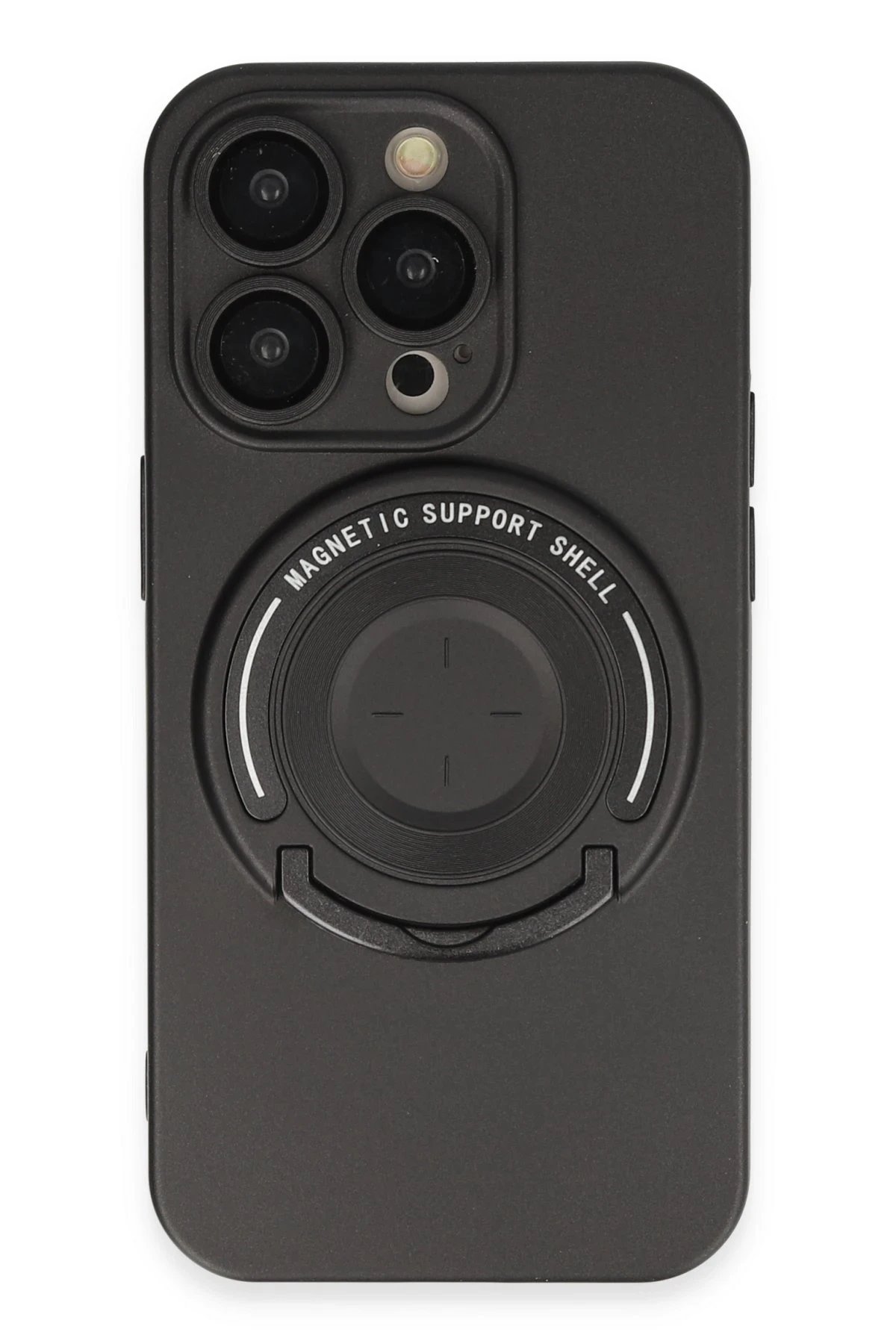 iPhone 14 Pro Kılıf Lukka Magneticsafe Kapak - Siyah-(5796)