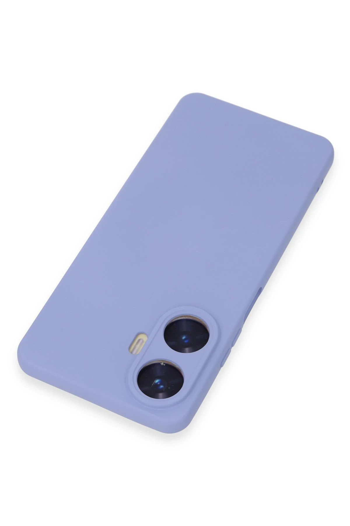 Realme C55 Kılıf Nano içi Kadife Silikon - Lila-(5796)