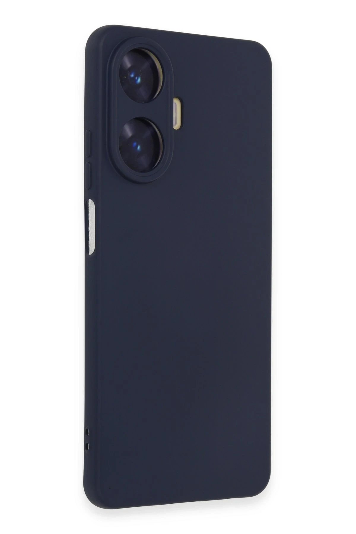 Realme C55 Kılıf Nano içi Kadife Silikon - Mor-(5796)