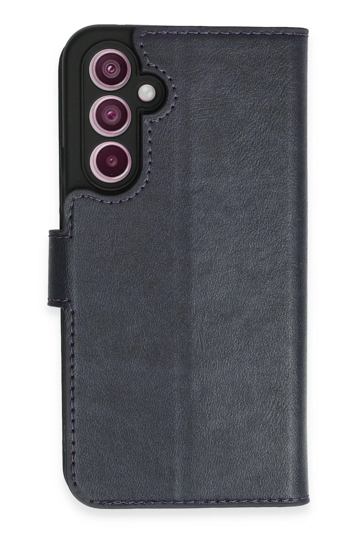 Samsung Galaxy A34 5G Kılıf Trend S Plus Kapaklı Kılıf - Lacivert-(5796)