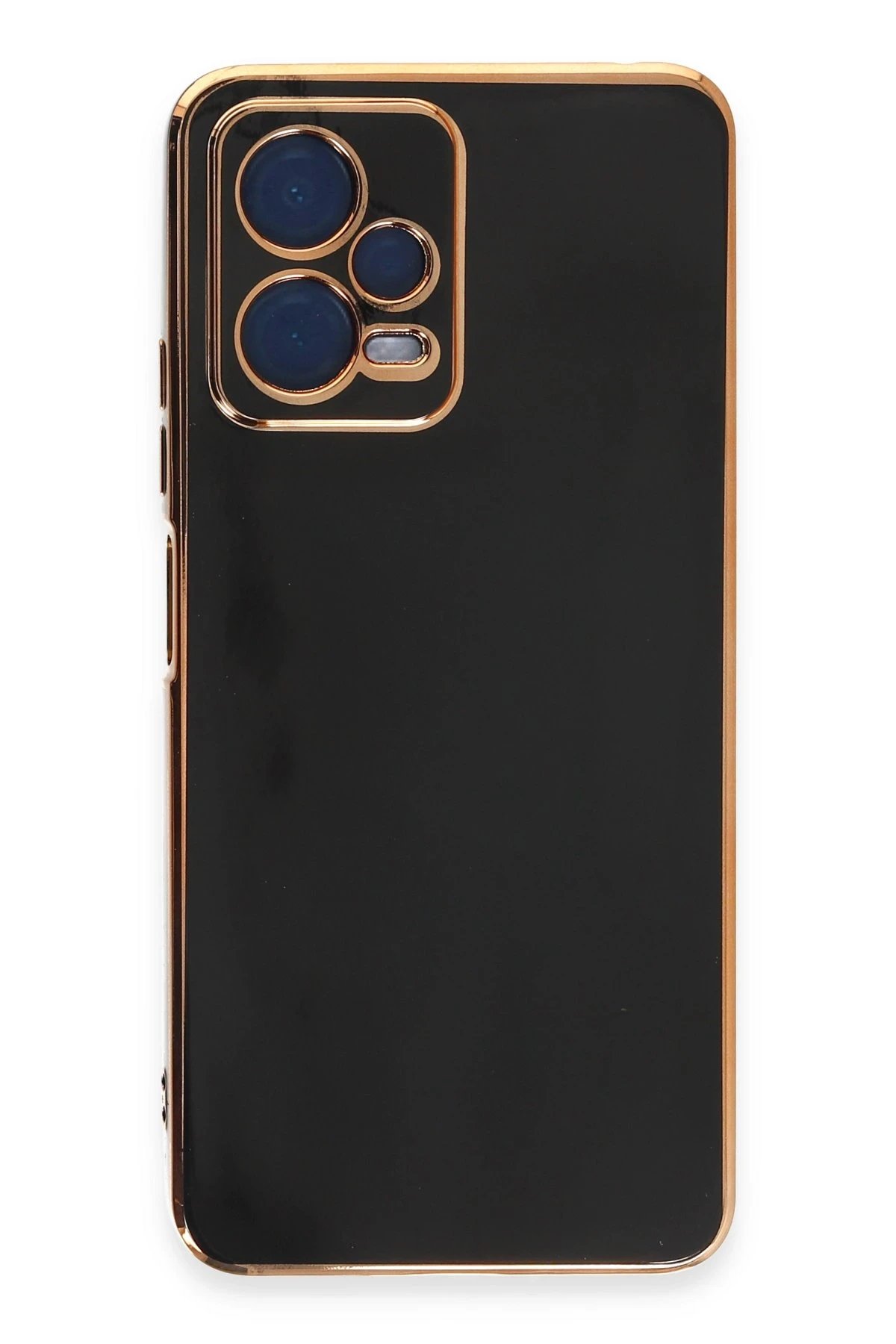 Xiaomi Redmi Note 12 Pro 5G Kılıf Volet Silikon - Siyah-(5796)