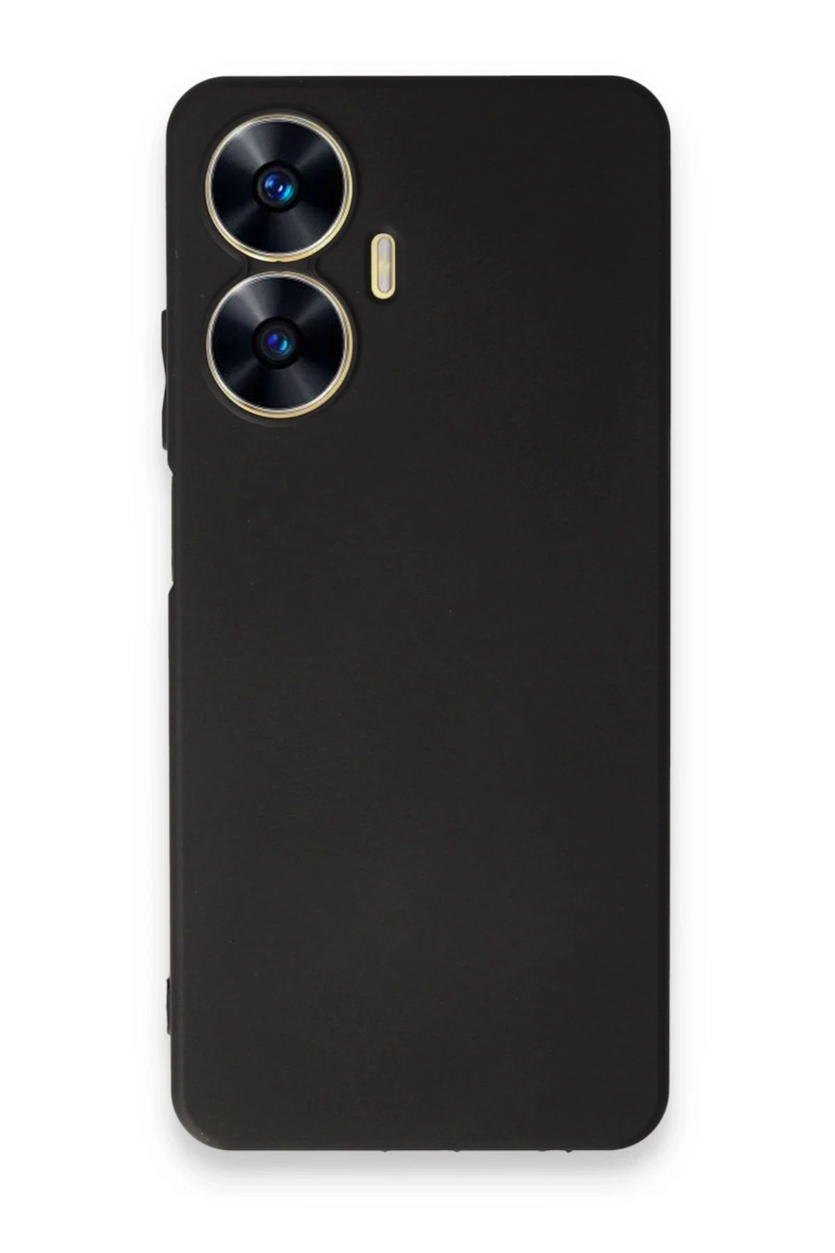 Realme C55 Kılıf First Silikon - Siyah-(5796)