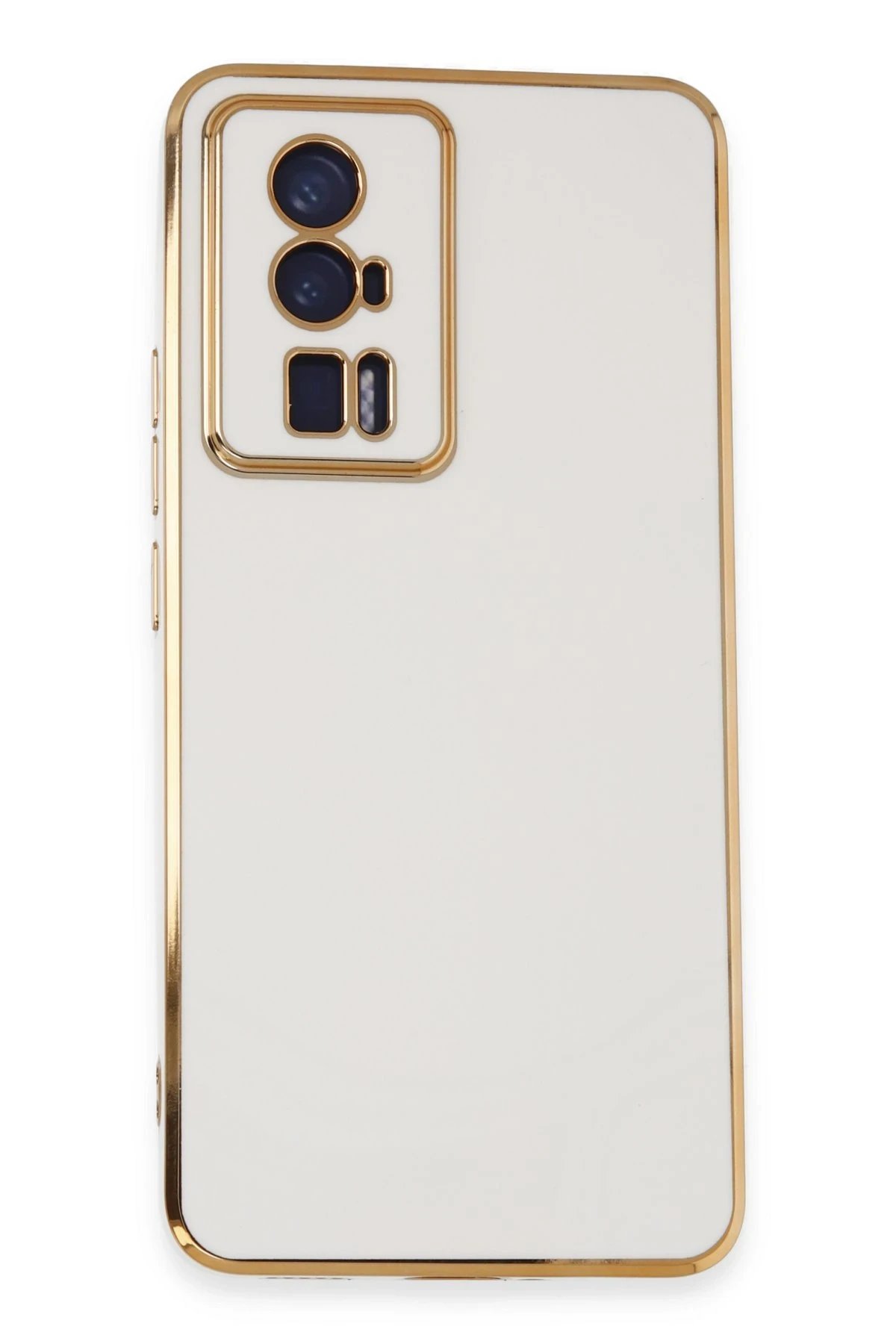 Xiaomi Poco F5 Pro Kılıf Volet Silikon - Beyaz-(5796)