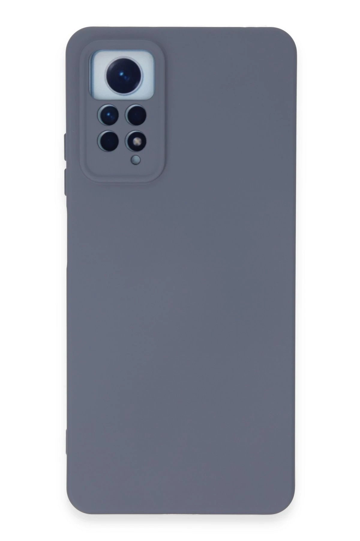 Xiaomi Redmi Note 12 Pro 4G Kılıf Nano içi Kadife Silikon - Gri-(5796)