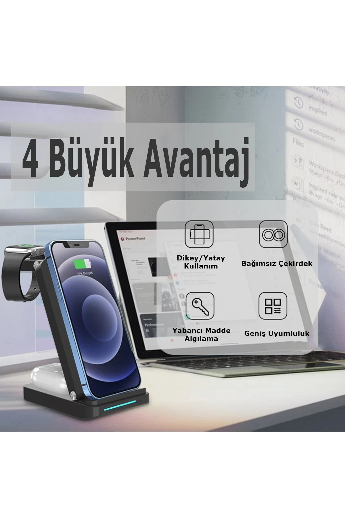 67A3. Telefon Şarj: 15W / 10W / 7