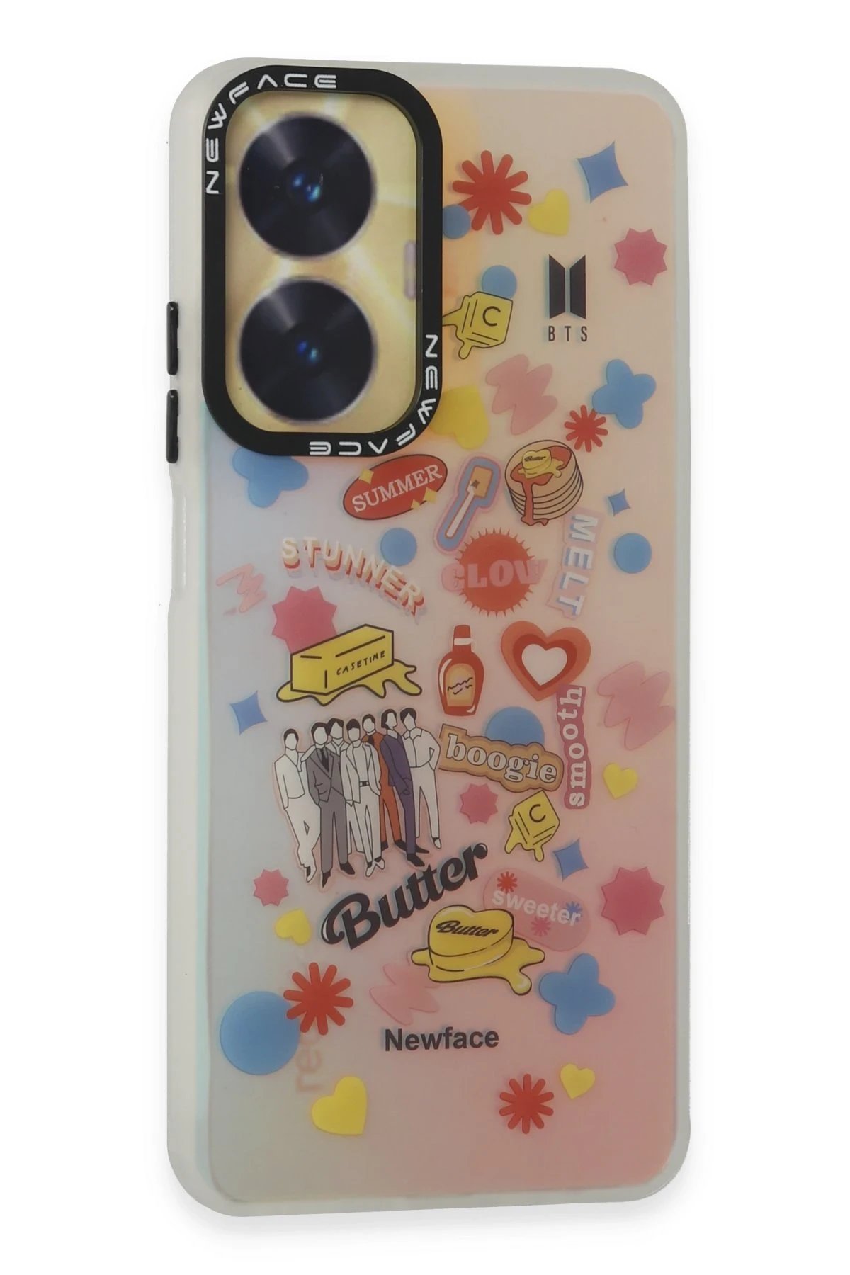 Realme C55 Kılıf Estoril Desenli Kapak - Estoril - 16-(5796)