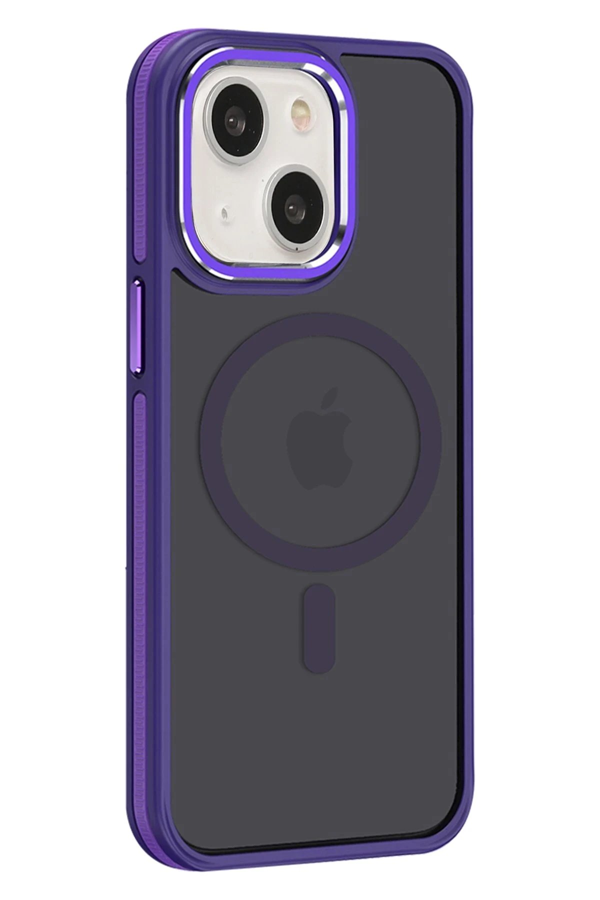 iPhone 14 Winner Magsafe Kapak - Derin Mor-(5796)