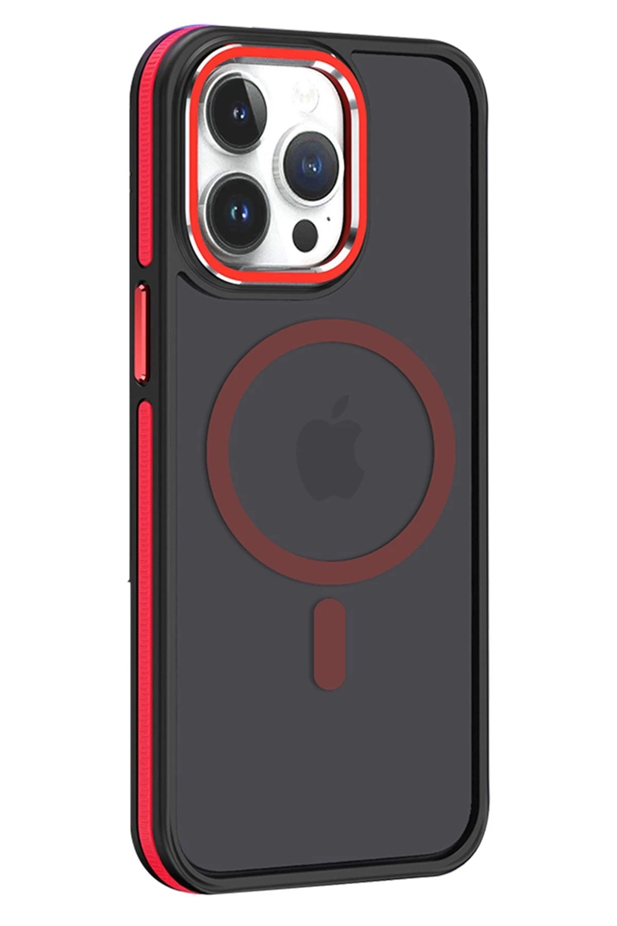 iPhone 14 Pro Max Winner Magsafe Kapak - Kırmızı-(5796)