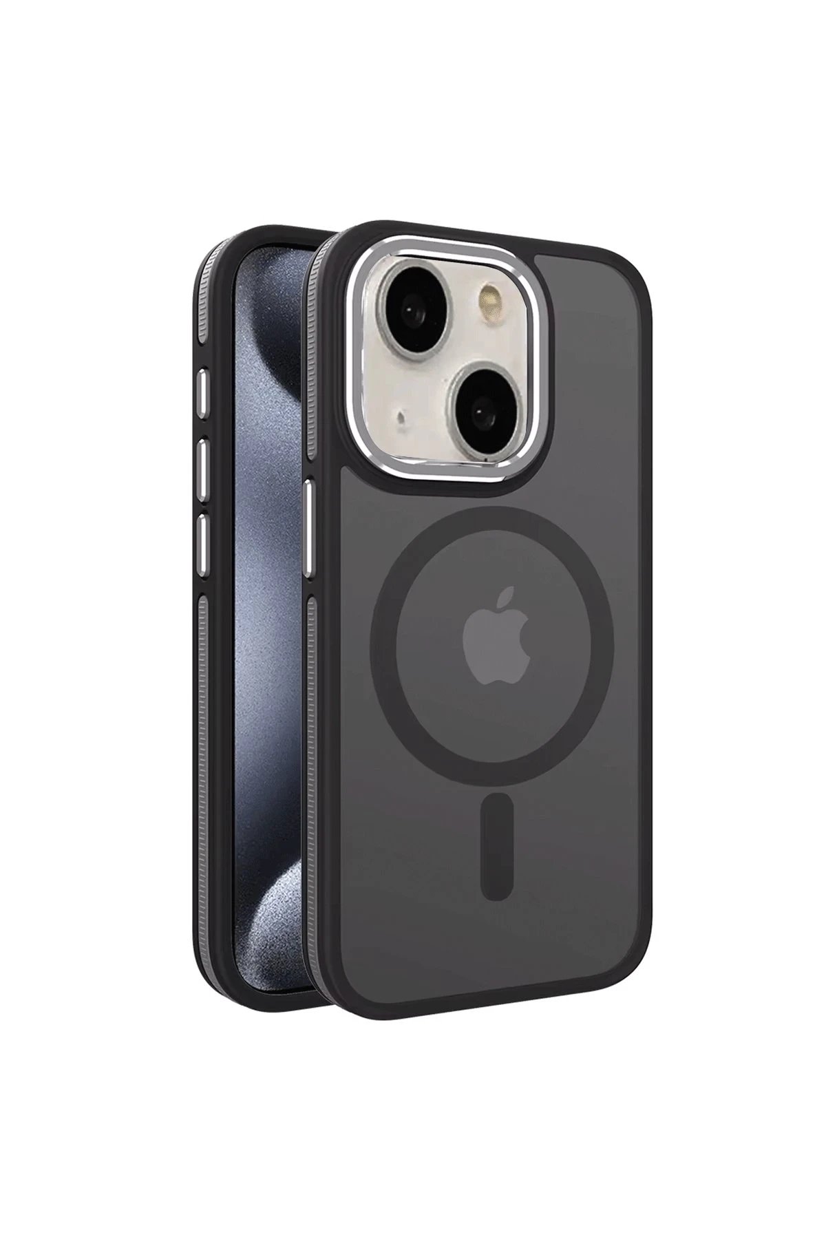 iPhone 15 Winner Magsafe Kapak - Siyah-(5796)