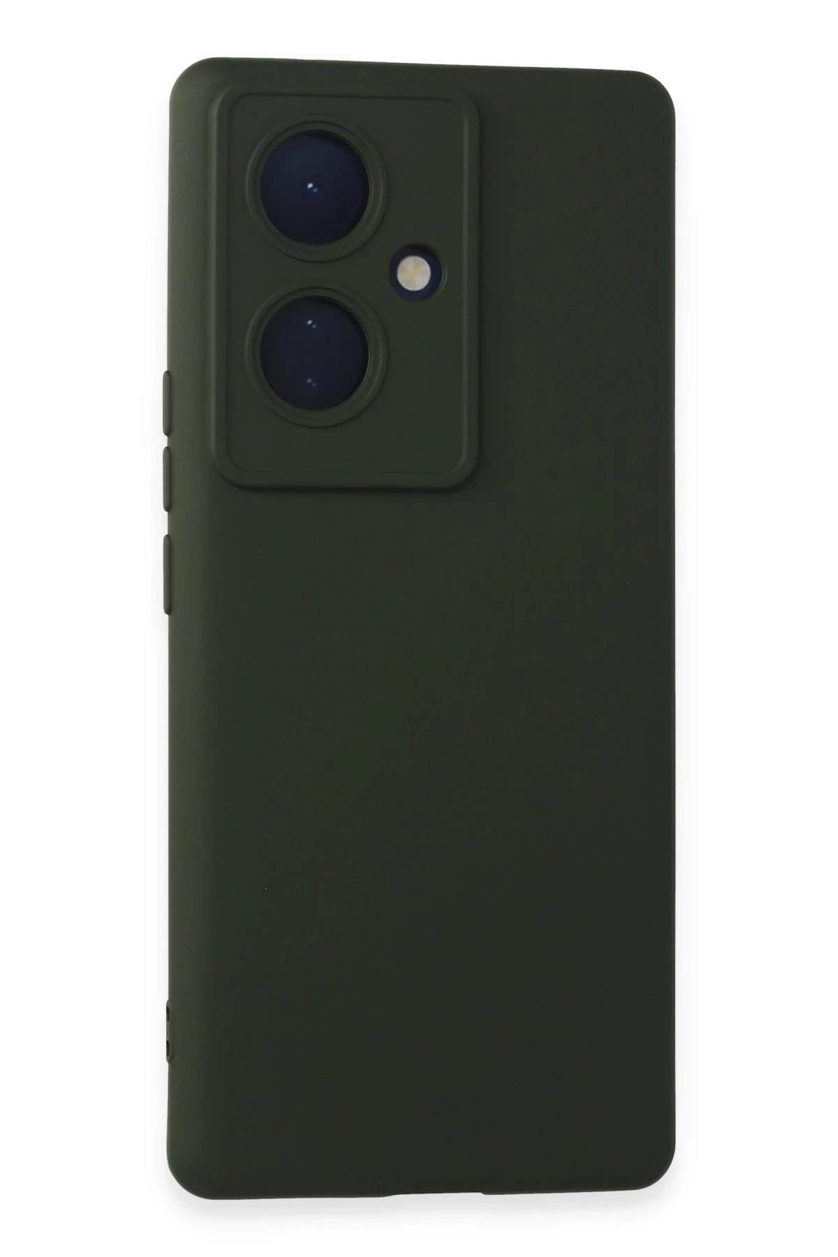 Vivo V29 Lite Kılıf Nano içi Kadife Silikon - Koyu Yeşil-(5796)