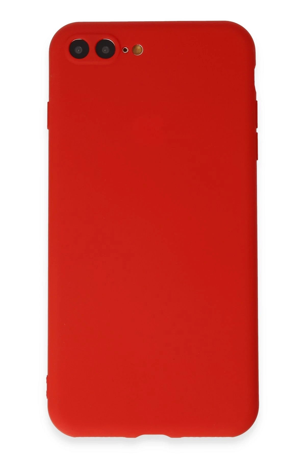 iPhone 7 Plus Kılıf First Silikon - Kırmızı-(5796)