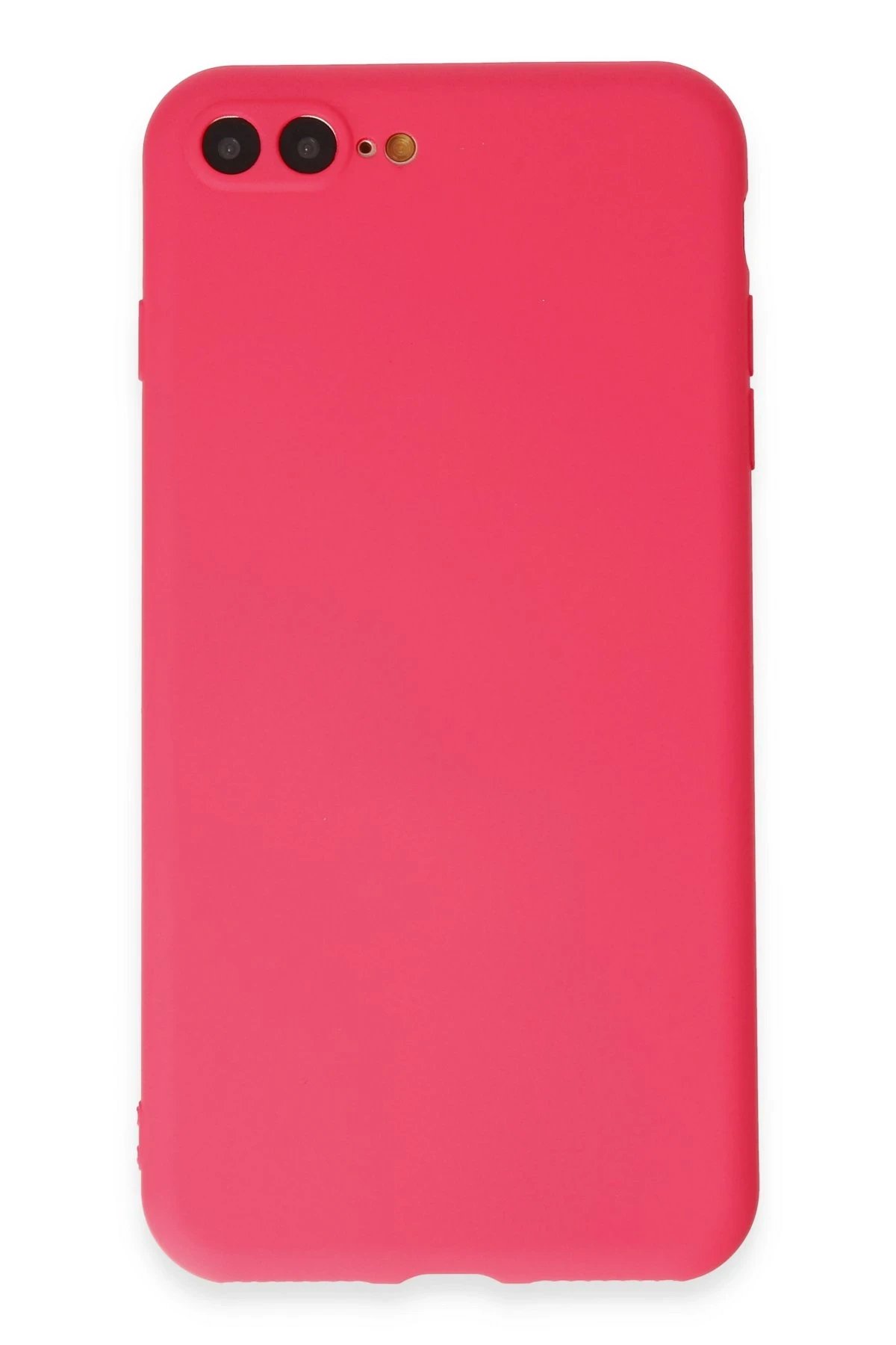 iPhone 7 Plus Kılıf First Silikon - Pembe-(5796)