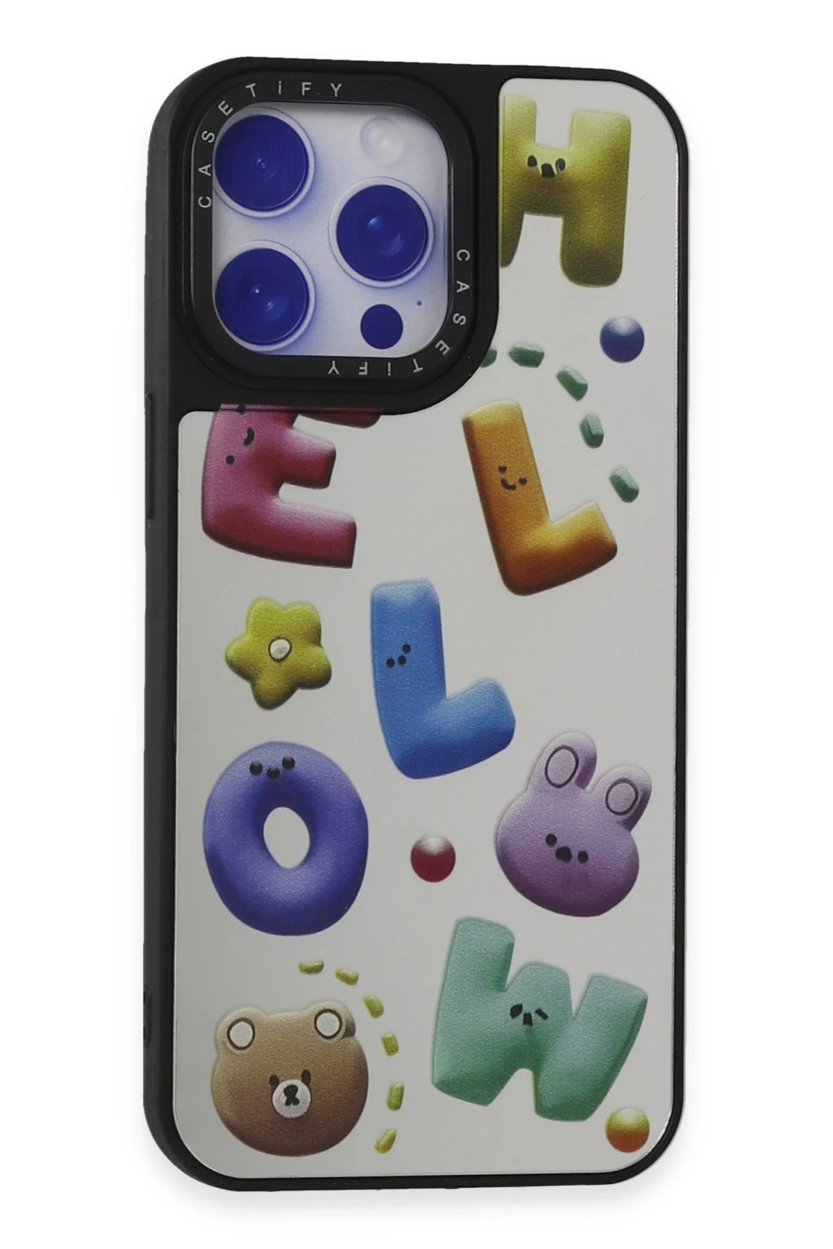 iPhone 15 Pro Kılıf Mirror Desenli Kapak - Mirror - 15-(5796)