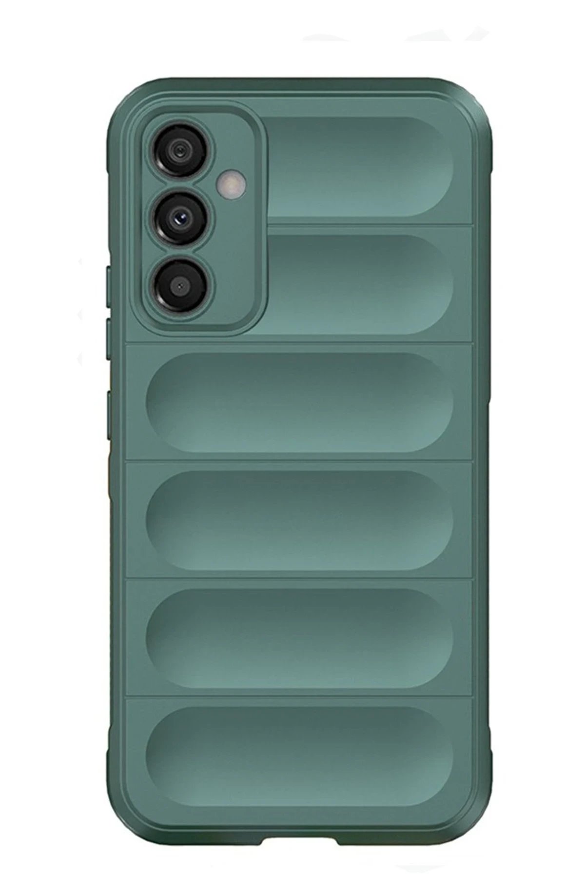 Samsung Galaxy M14 5G Kılıf Optimum Silikon - Koyu Yeşil-(5796)