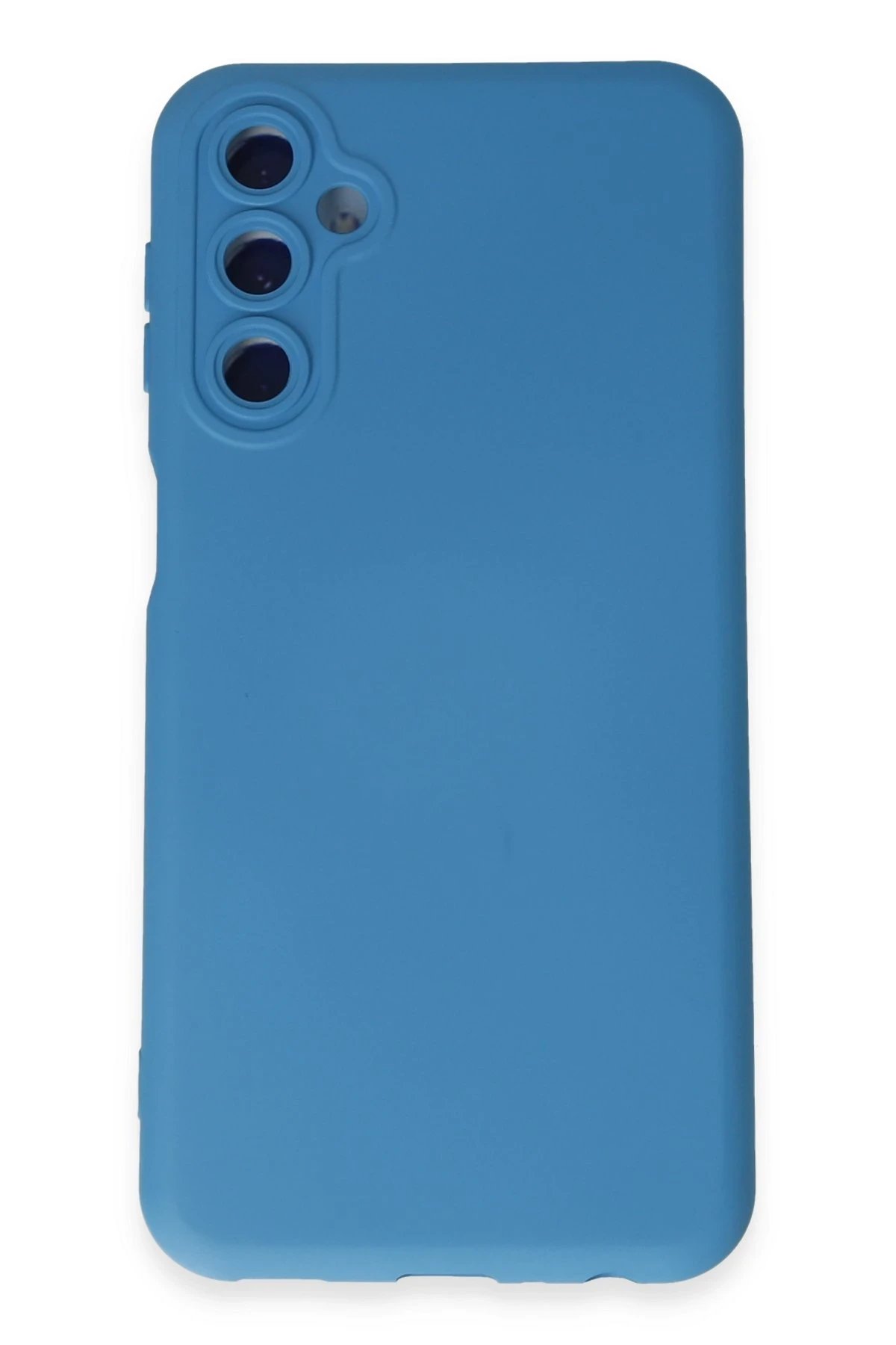 Samsung Galaxy M14 5G Kılıf Nano içi Kadife Silikon - Mavi-(5796)