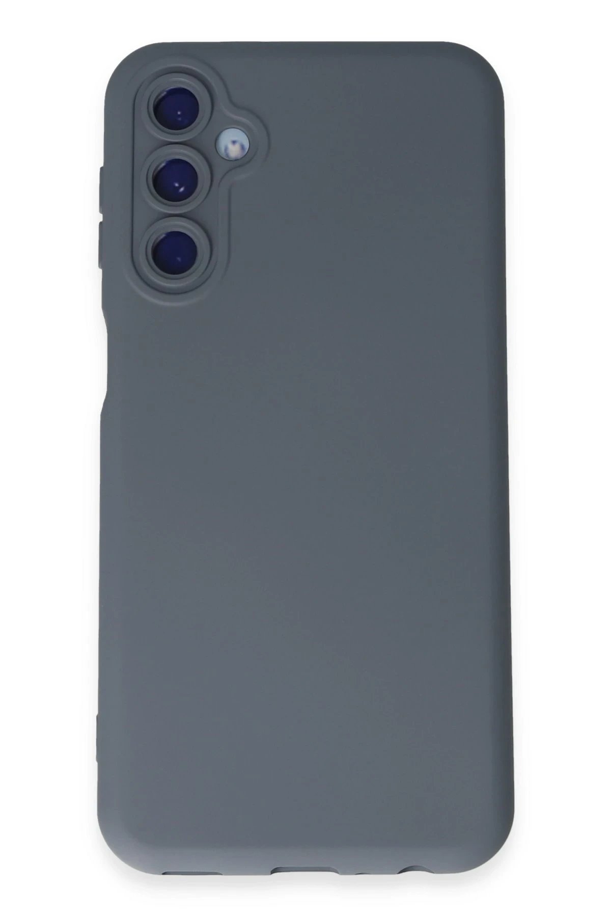 Samsung Galaxy M14 5G Kılıf Nano içi Kadife Silikon - Gri-(5796)