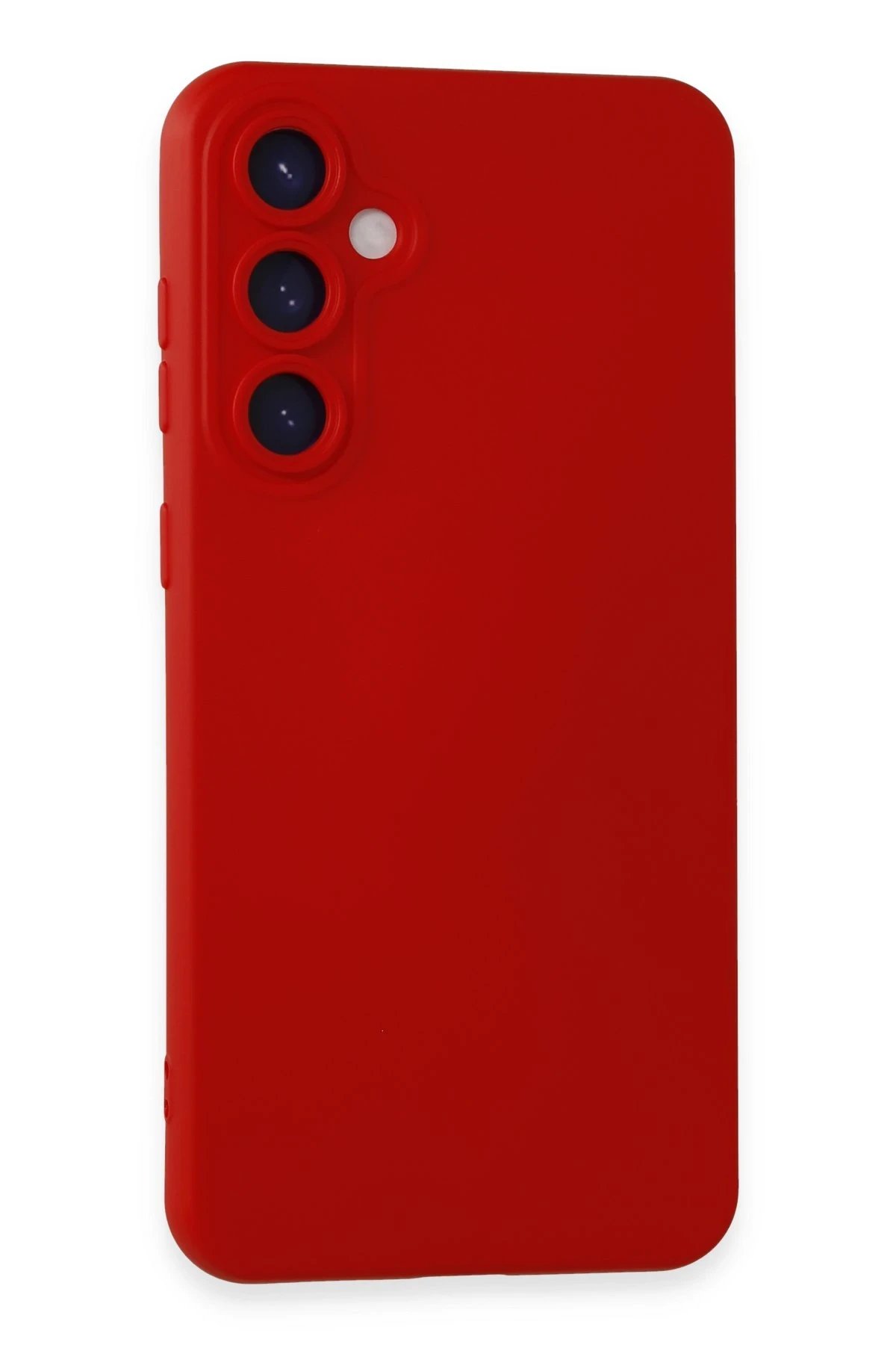 Samsung Galaxy S23 FE Kılıf Nano içi Kadife Silikon - Kırmızı-(5796)