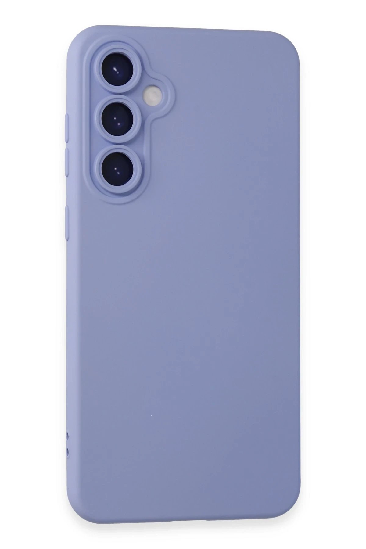 Samsung Galaxy S23 FE Kılıf Nano içi Kadife Silikon - Lila-(5796)