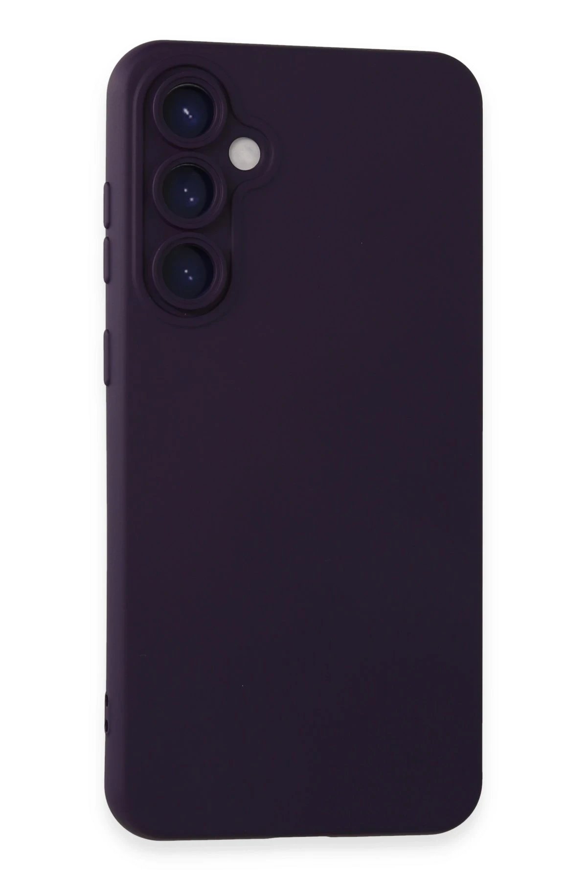 Samsung Galaxy S23 FE Kılıf Nano içi Kadife Silikon - Mor-(5796)