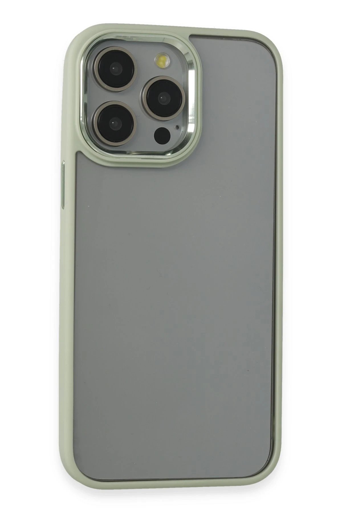 iPhone 14 Pro Max Kılıf Power Silikon - Yeşil-(5796)