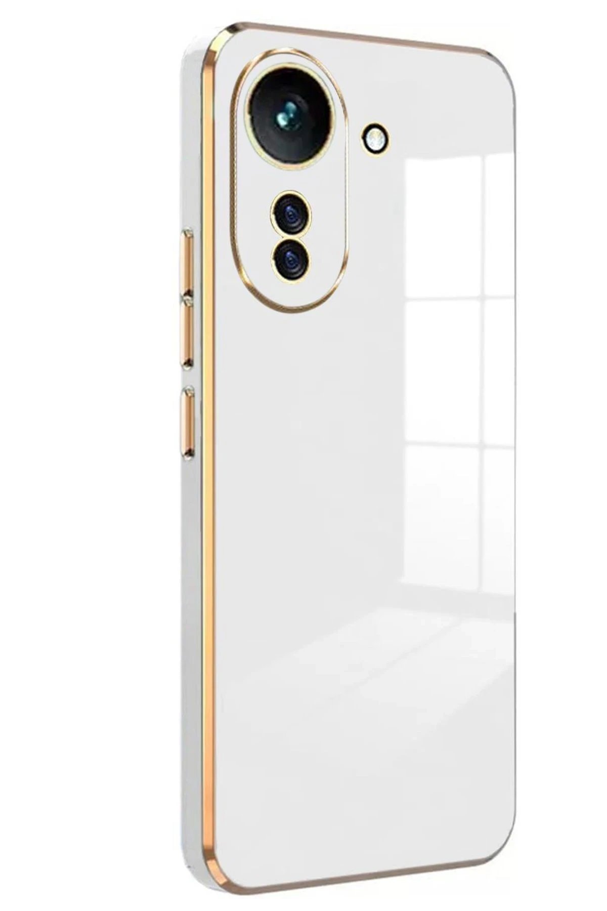 Xiaomi Redmi 13C Kılıf Volet Silikon - Beyaz-(5796)