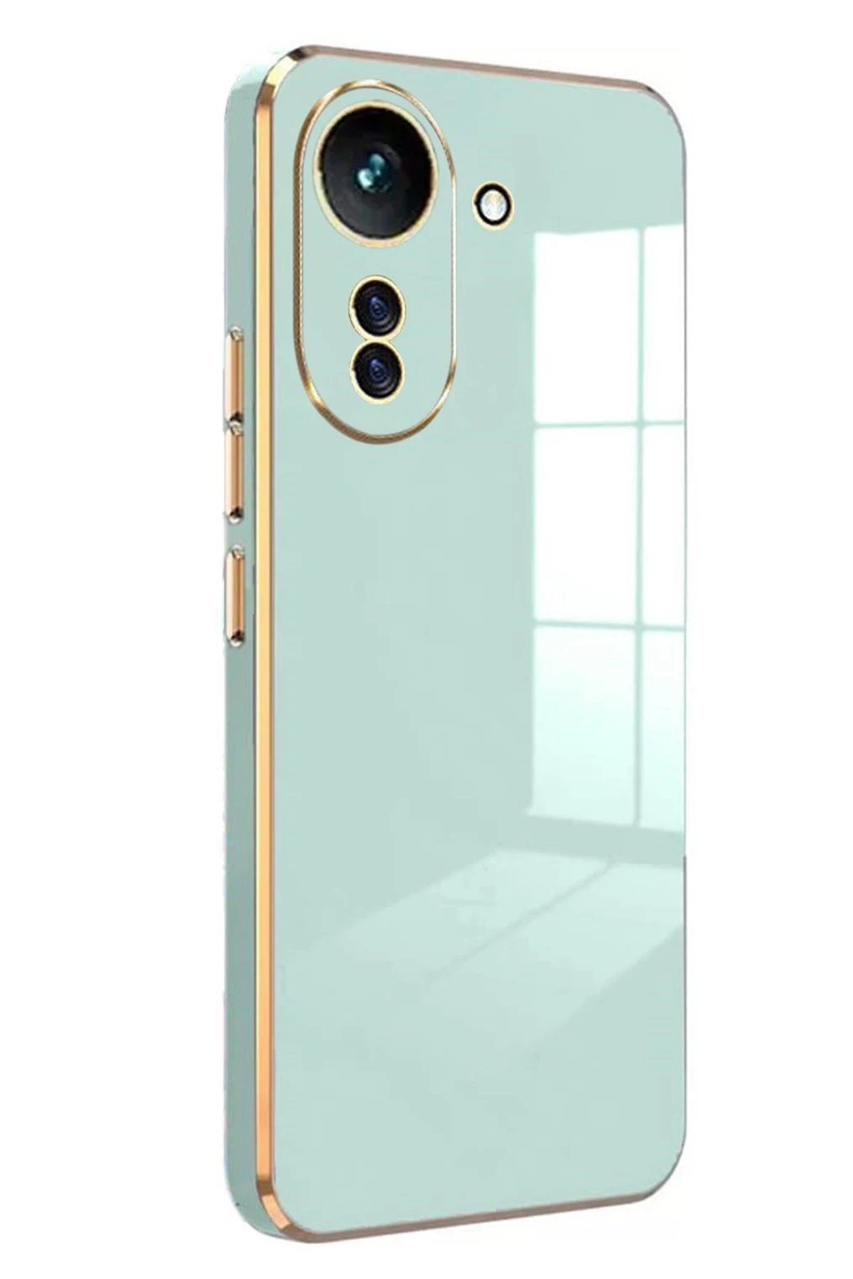 Xiaomi Redmi 13C Kılıf Volet Silikon - Açık Yeşil-(5796)