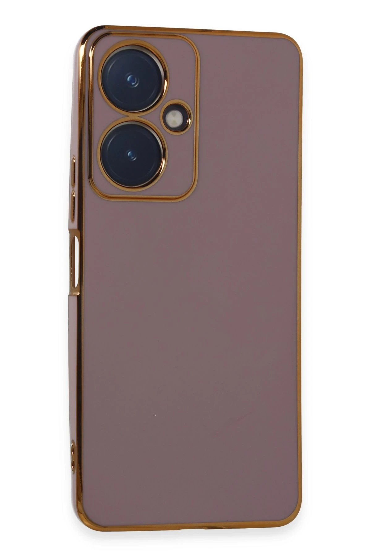 Vivo Y27 Kılıf Volet Silikon - Mor-(5796)