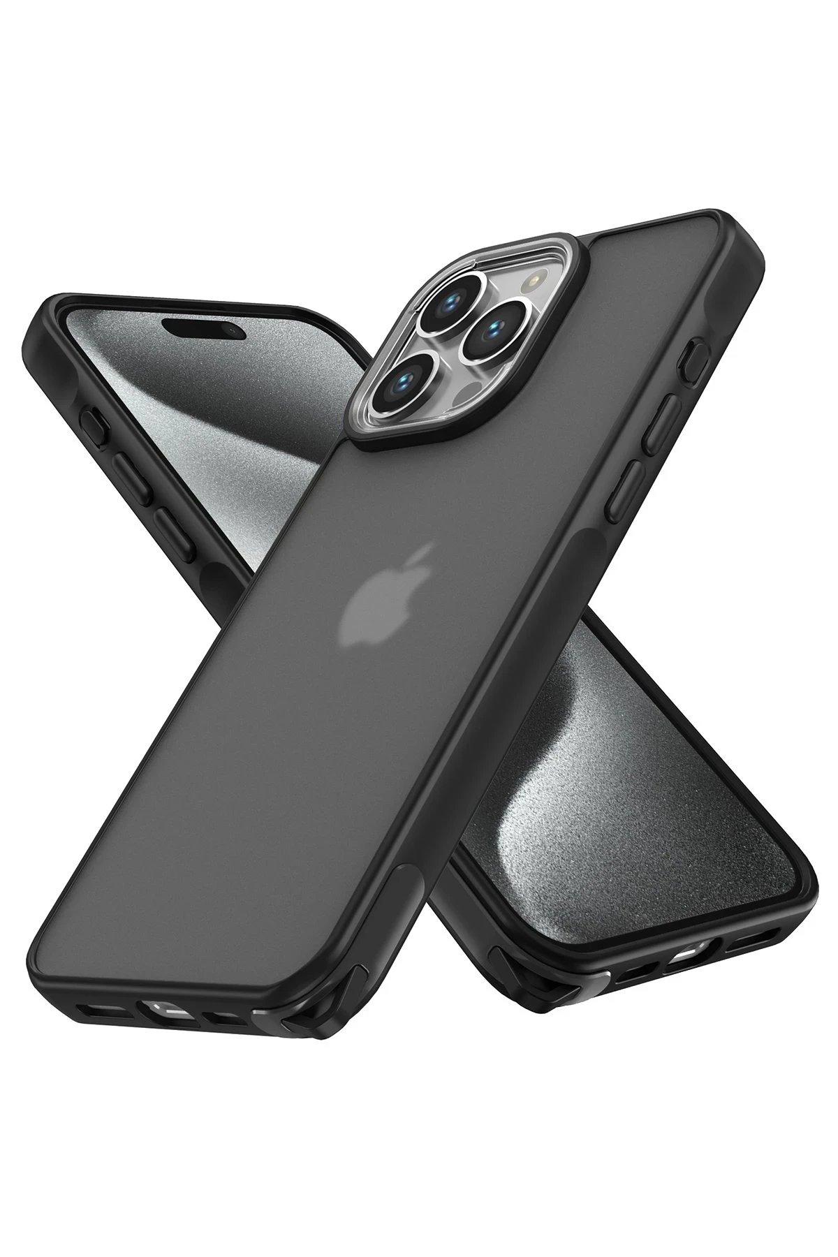 iPhone 14 Pro Kılıf Elegant Kapak - Siyah-(5796)