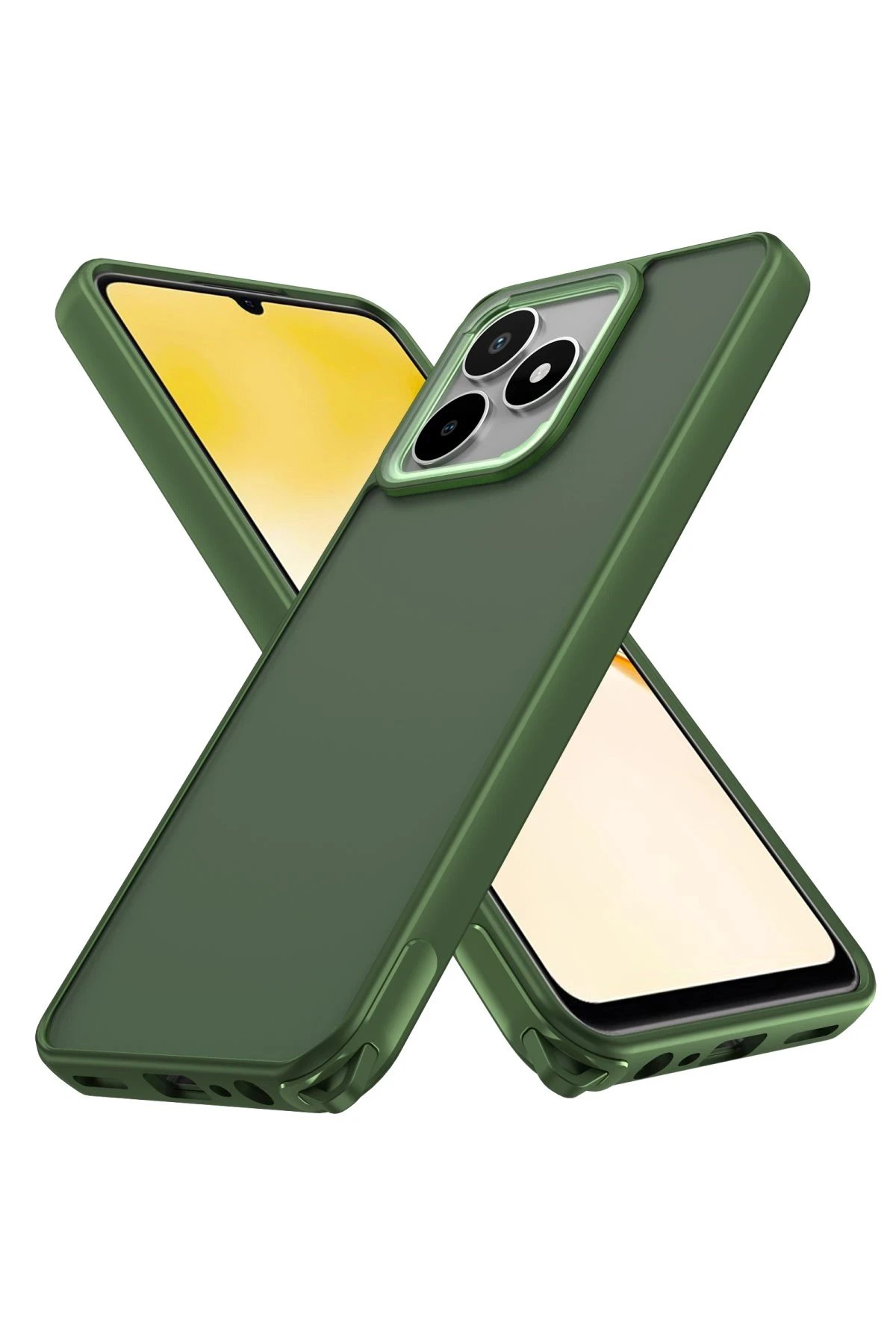 Realme C53 Kılıf Elegant Kapak - Yeşil-(5796)