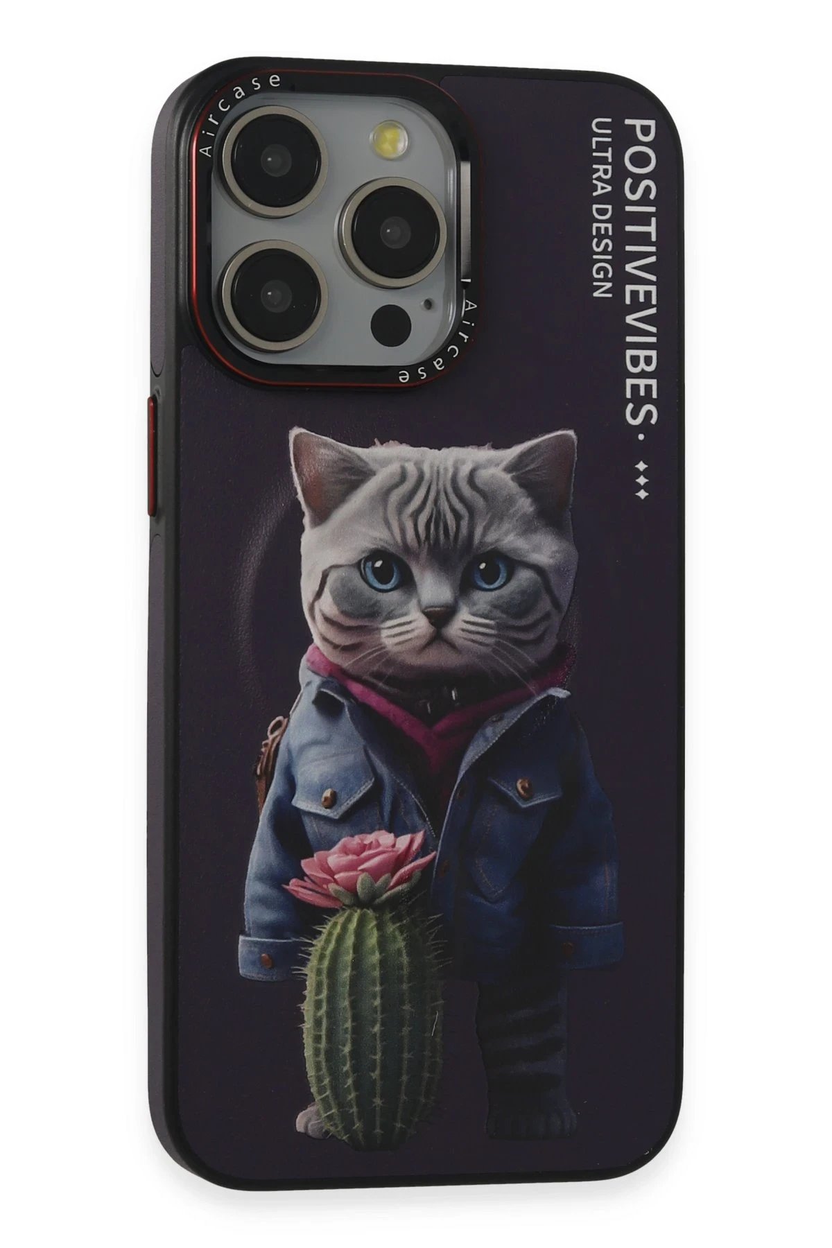 iPhone 14 Pro Fun Magsafe Kapak - Derin Mor-(5796)