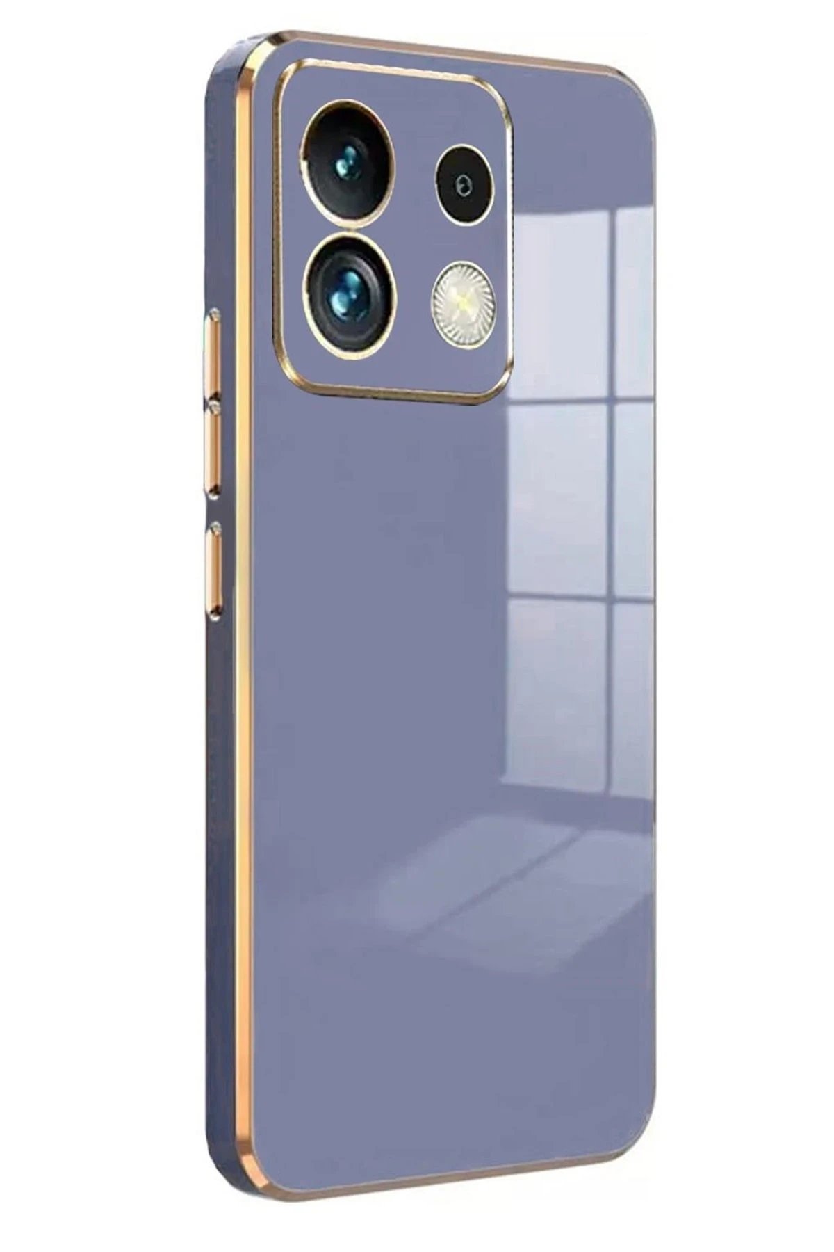 Xiaomi Poco M6 Pro 4G Kılıf Volet Silikon - Mavi-(5796)