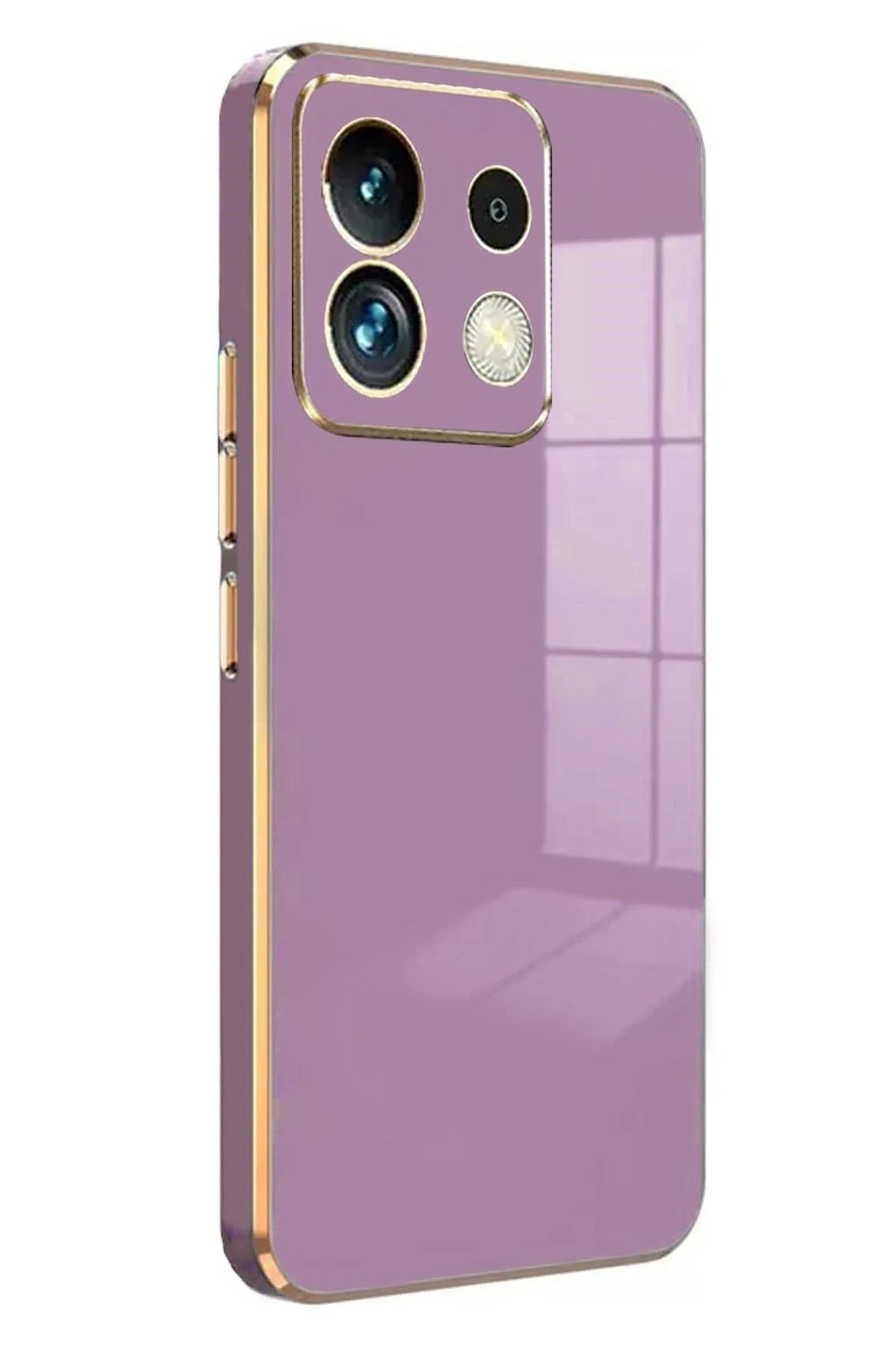 Xiaomi Poco M6 Pro 4G Kılıf Volet Silikon - Mor-(5796)