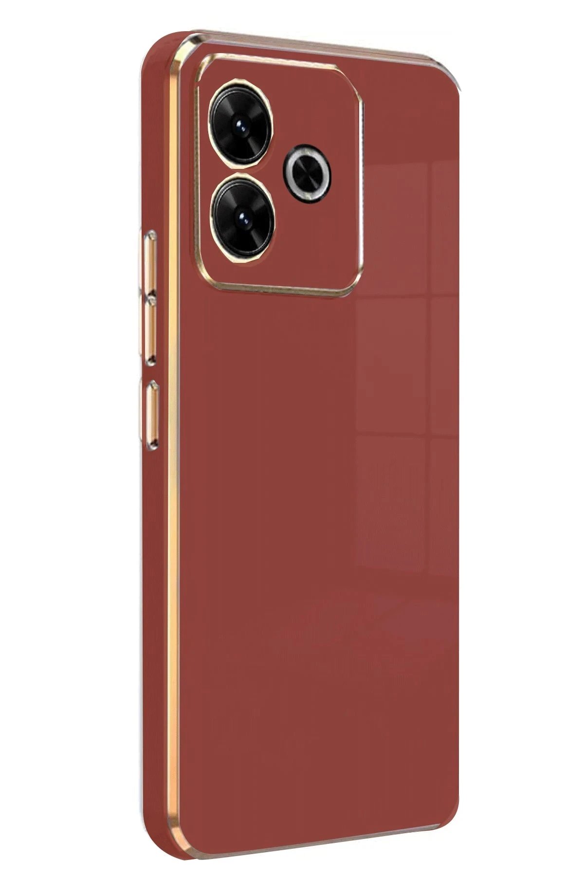 Xiaomi Redmi 13 4G Kılıf Volet Silikon - Kırmızı-(5796)