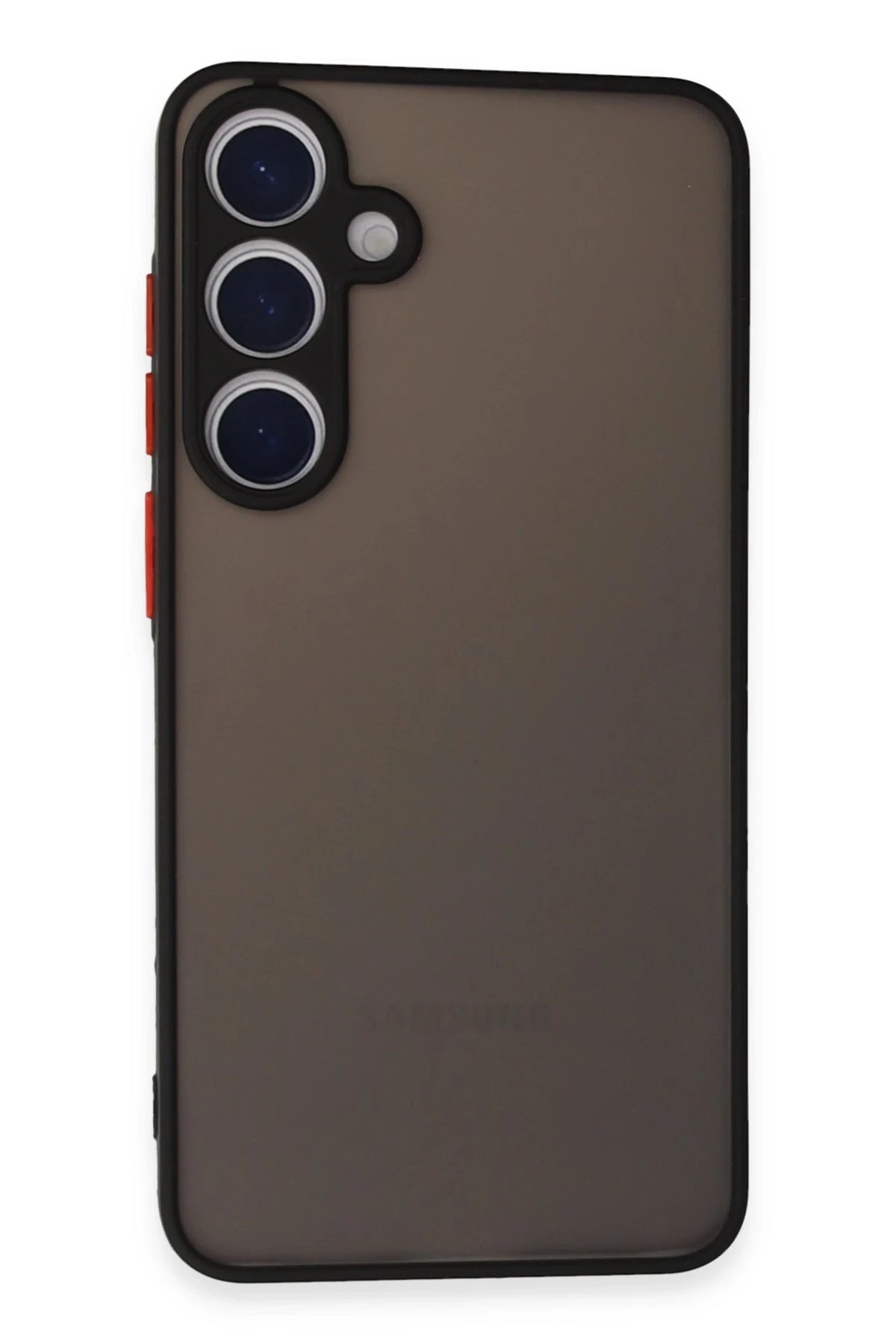 Samsung Galaxy S24 Kılıf Montreal Silikon Kapak - Siyah-(5796)