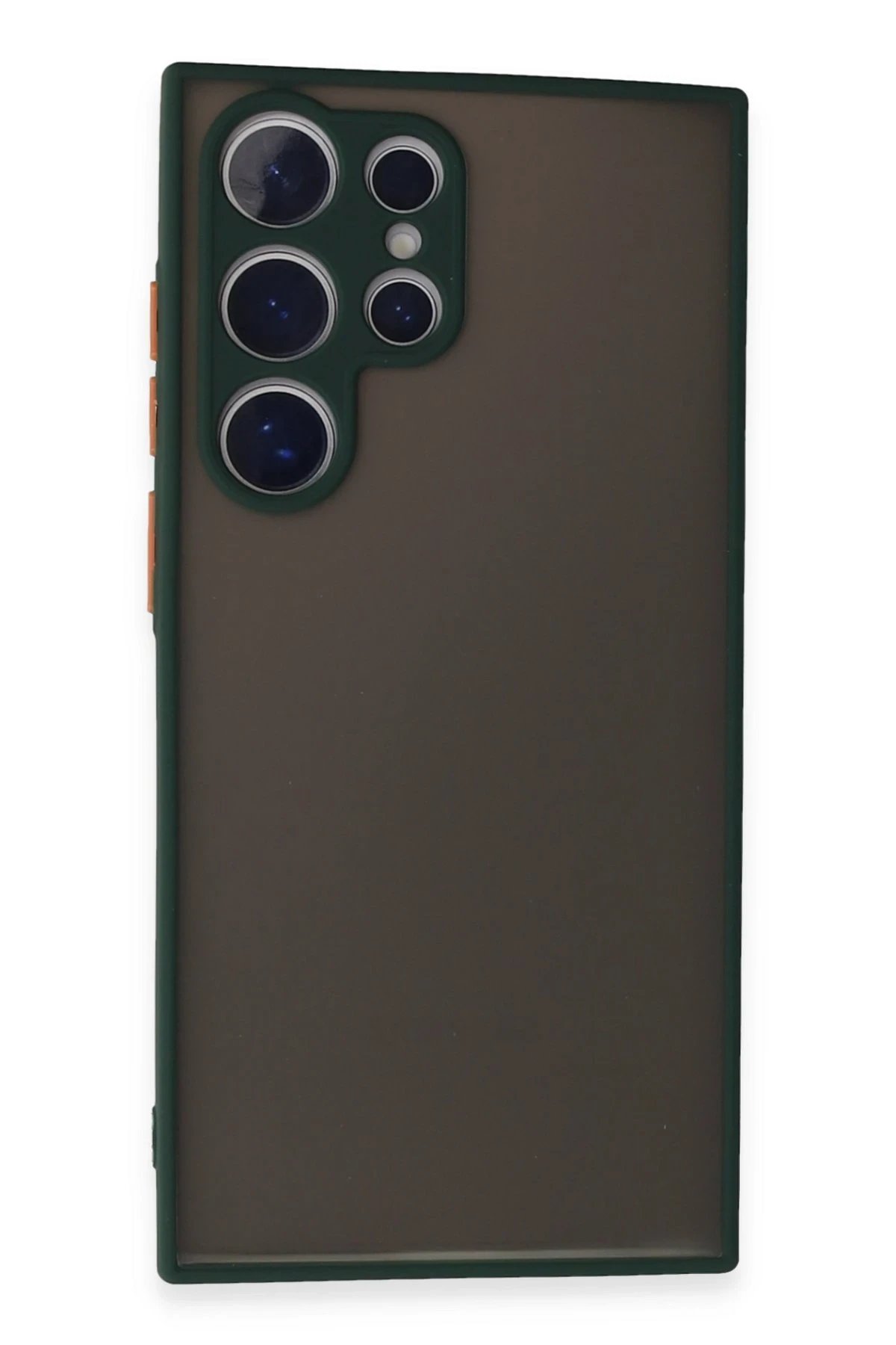 Samsung Galaxy S24 Ultra Kılıf Montreal Silikon Kapak - Yeşil-(5796)