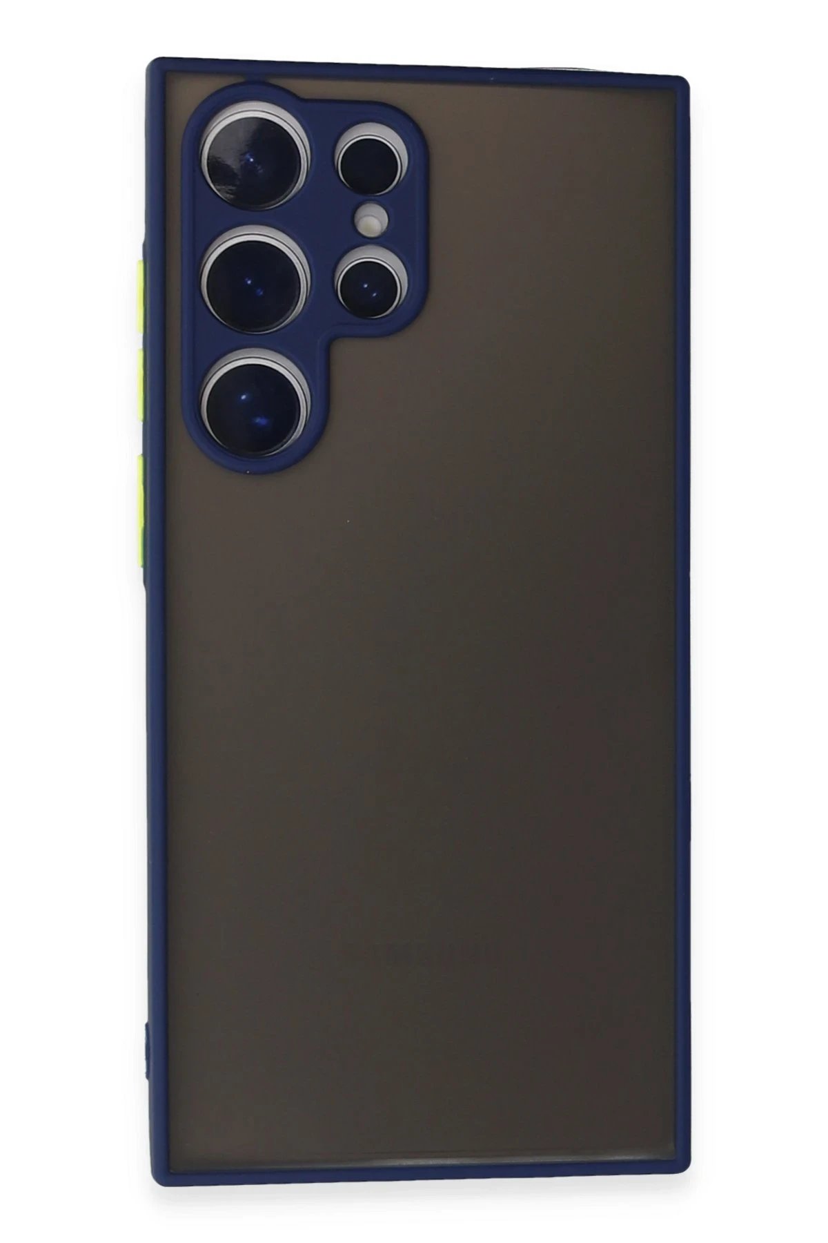 Samsung Galaxy S24 Ultra Kılıf Montreal Silikon Kapak - Lacivert-(5796)