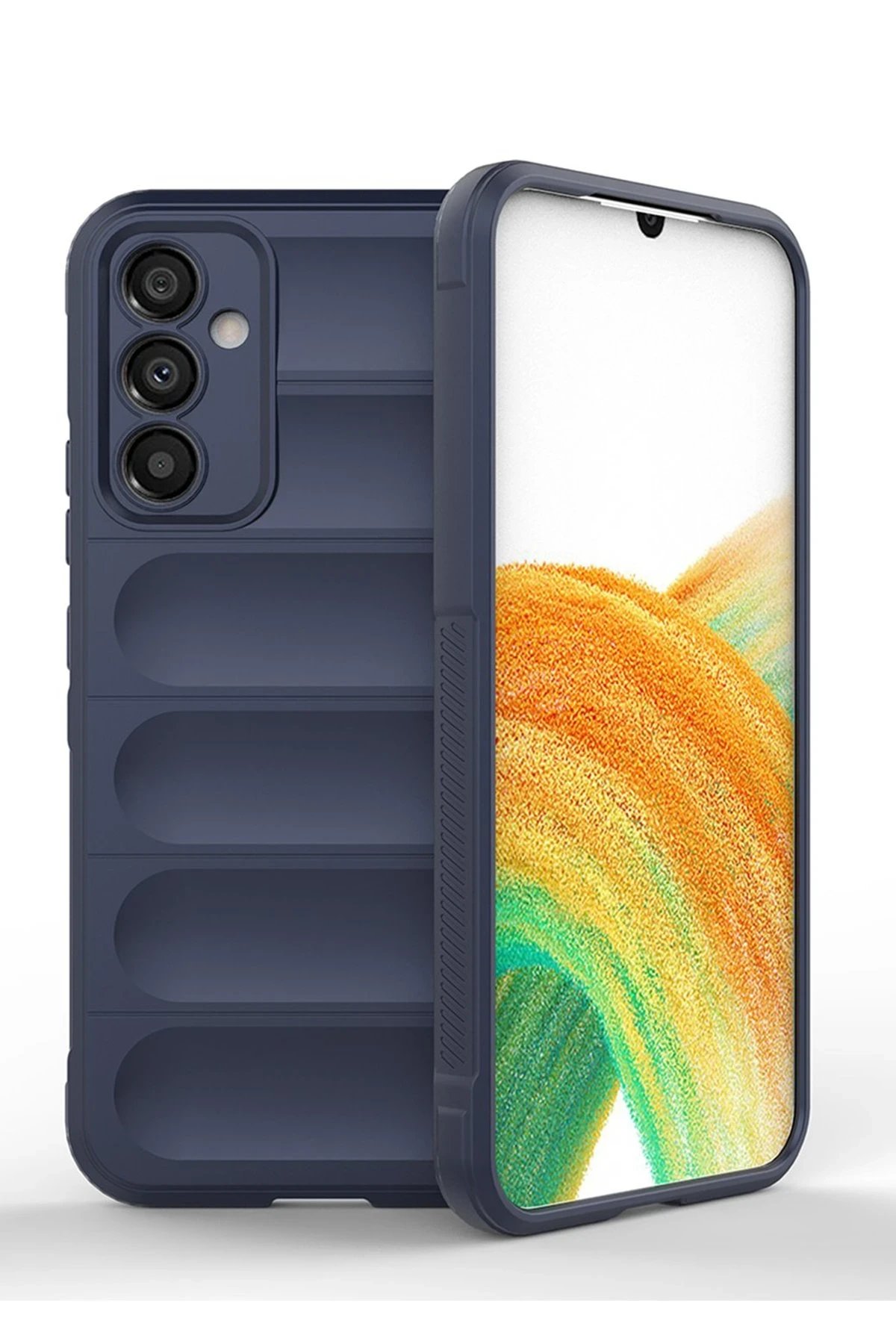 Samsung Galaxy A25 5G Kılıf Optimum Silikon - Lacivert-(5796)