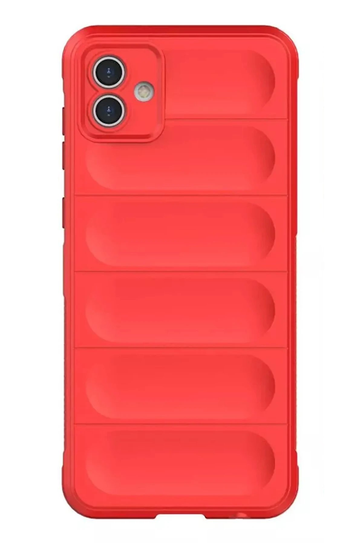 Samsung Galaxy A05 Kılıf Optimum Silikon - Kırmızı-(5796)