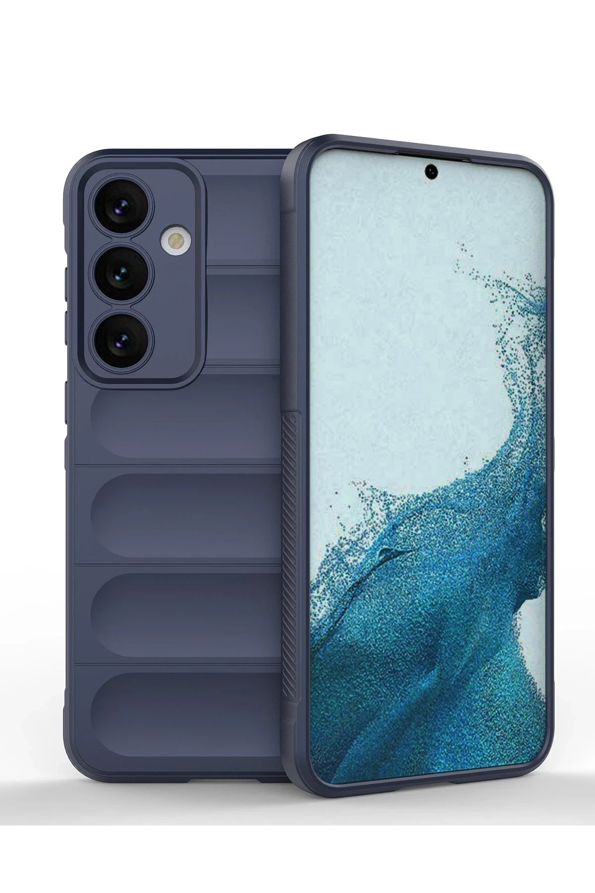 Samsung Galaxy S24 Kılıf Optimum Silikon - Lacivert-(5796)