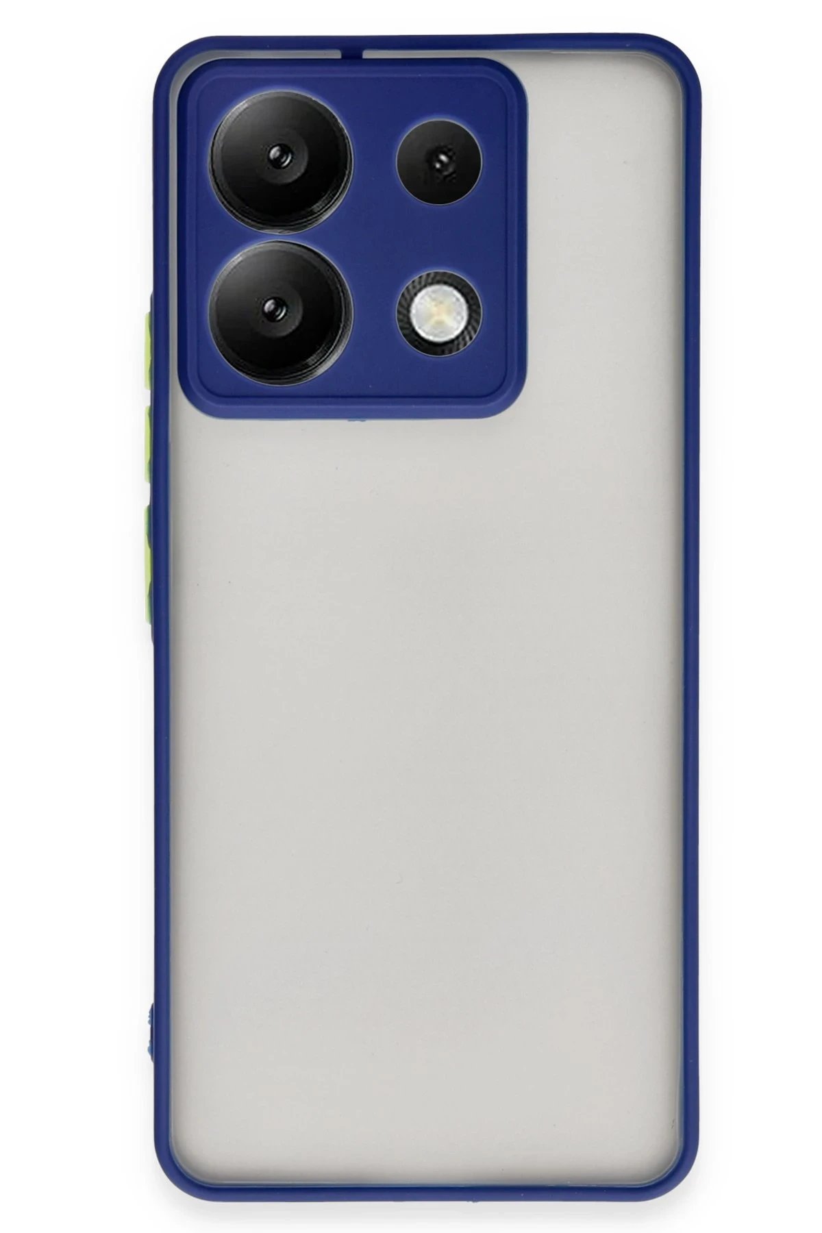 Xiaomi Redmi Note 13 Pro 5G Kılıf Montreal Silikon Kapak - Lacivert-(5796)