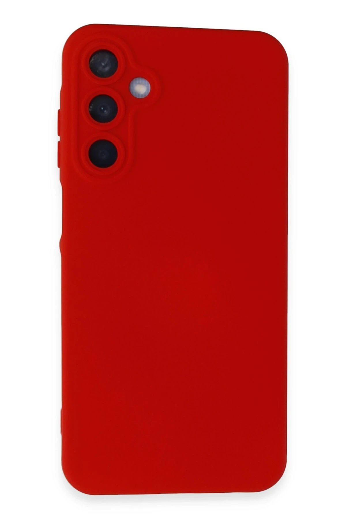 Samsung Galaxy A15 4G Kılıf Nano içi Kadife Silikon - Kırmızı-(5796)