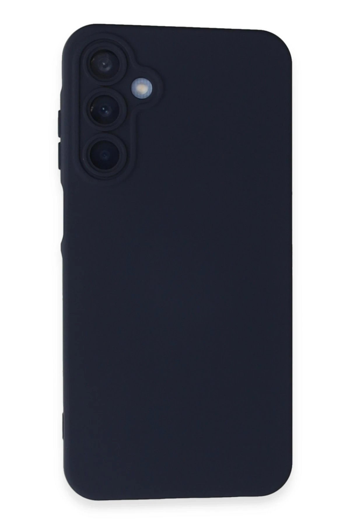 Samsung Galaxy A15 4G Kılıf Nano içi Kadife Silikon - Lacivert-(5796)