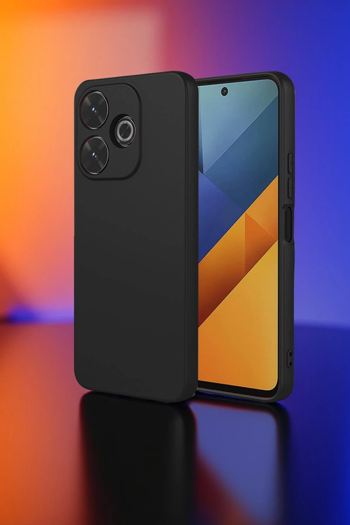 Xiaomi Redmi 13 4G Kılıf Nano içi Kadife Silikon - Pudra-(5796)